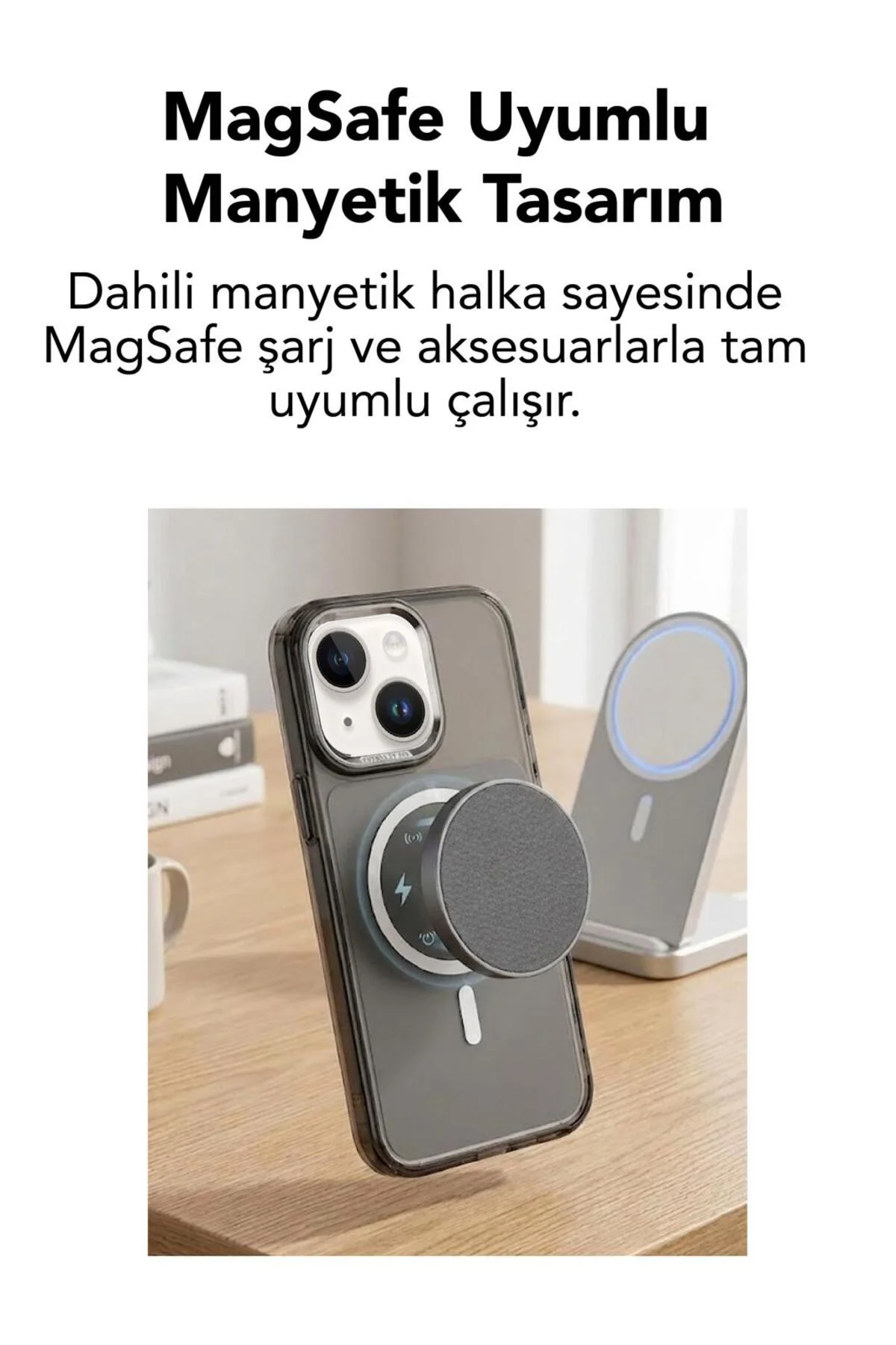 13 Uyumlu Premium Magsafe Kapak Renkli Metal Tuş Metal Kamera Çer