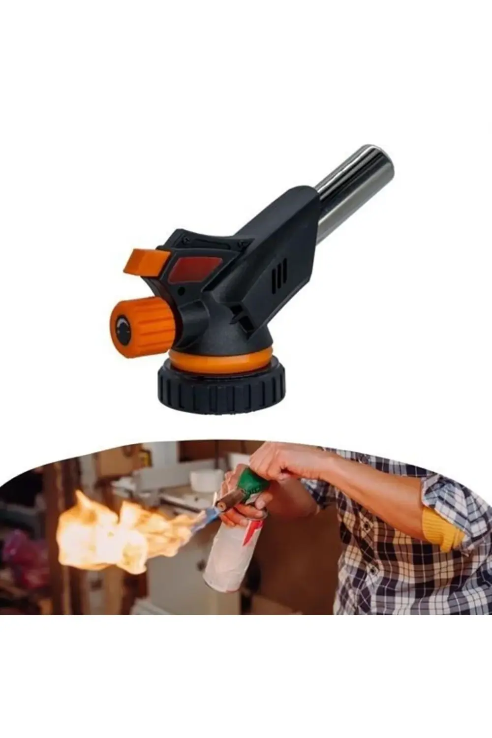 ® 1300 Derece 509C Çakmak Gazı Uyumlu Pürmüz Kafası Kamp , Mereng