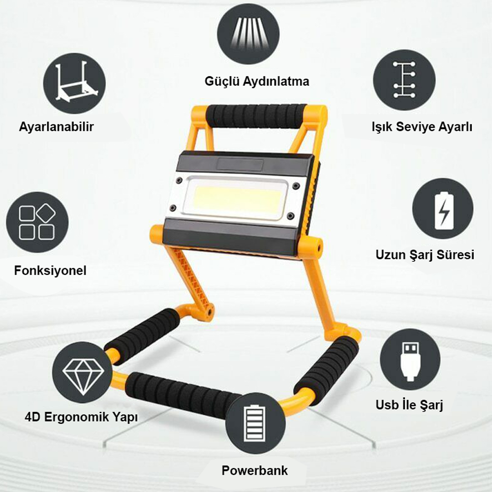 1300 Lümen Güçlü Aydınlatma Wt-328 1300 Lümen Güçlü Aydınlatma Wt-328