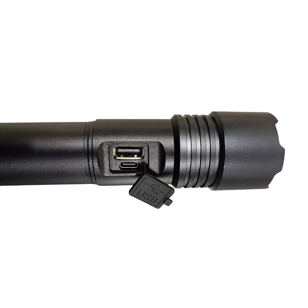 1300 Lümen TG Led 2800 mAH Zoom Özellikli Şarj Edilebilir El Fene