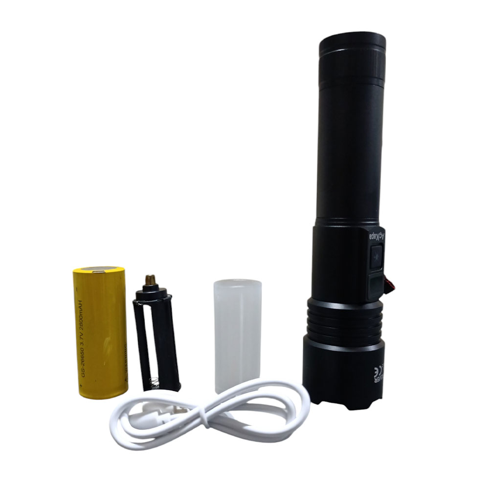 1300 Lümen TG Led 2800 mAH Zoom Özellikli Şarj Edilebilir El Fene