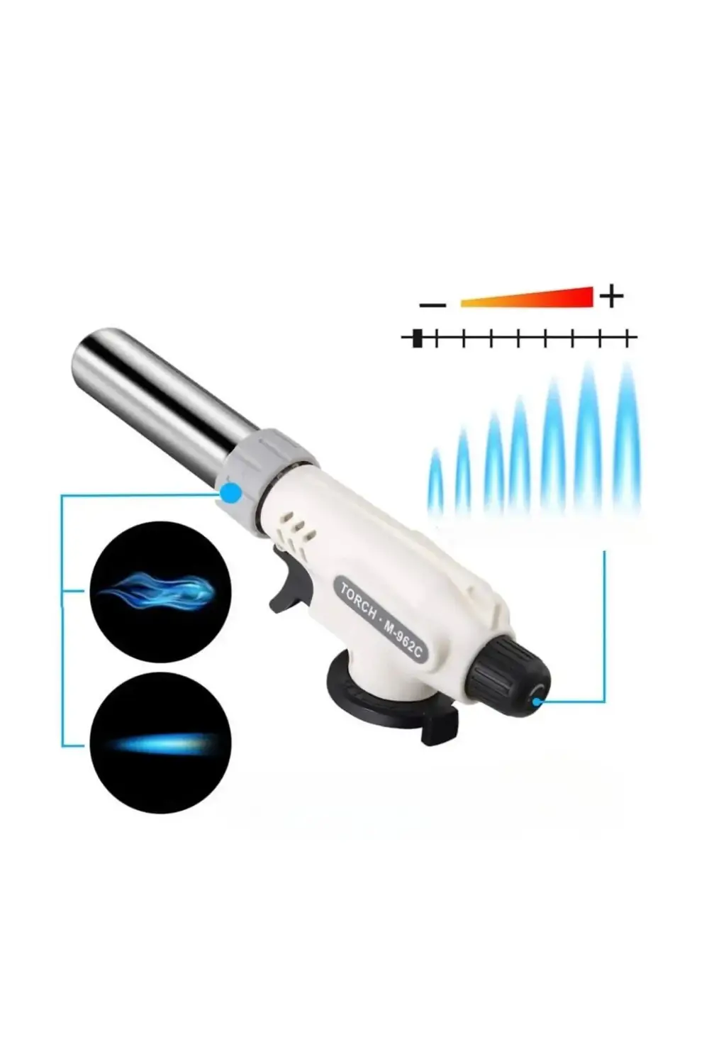 ® 1300°C Çok Amaçlı Gaz Torch Çakmak - Mutfak, Mangal, Lehimleme