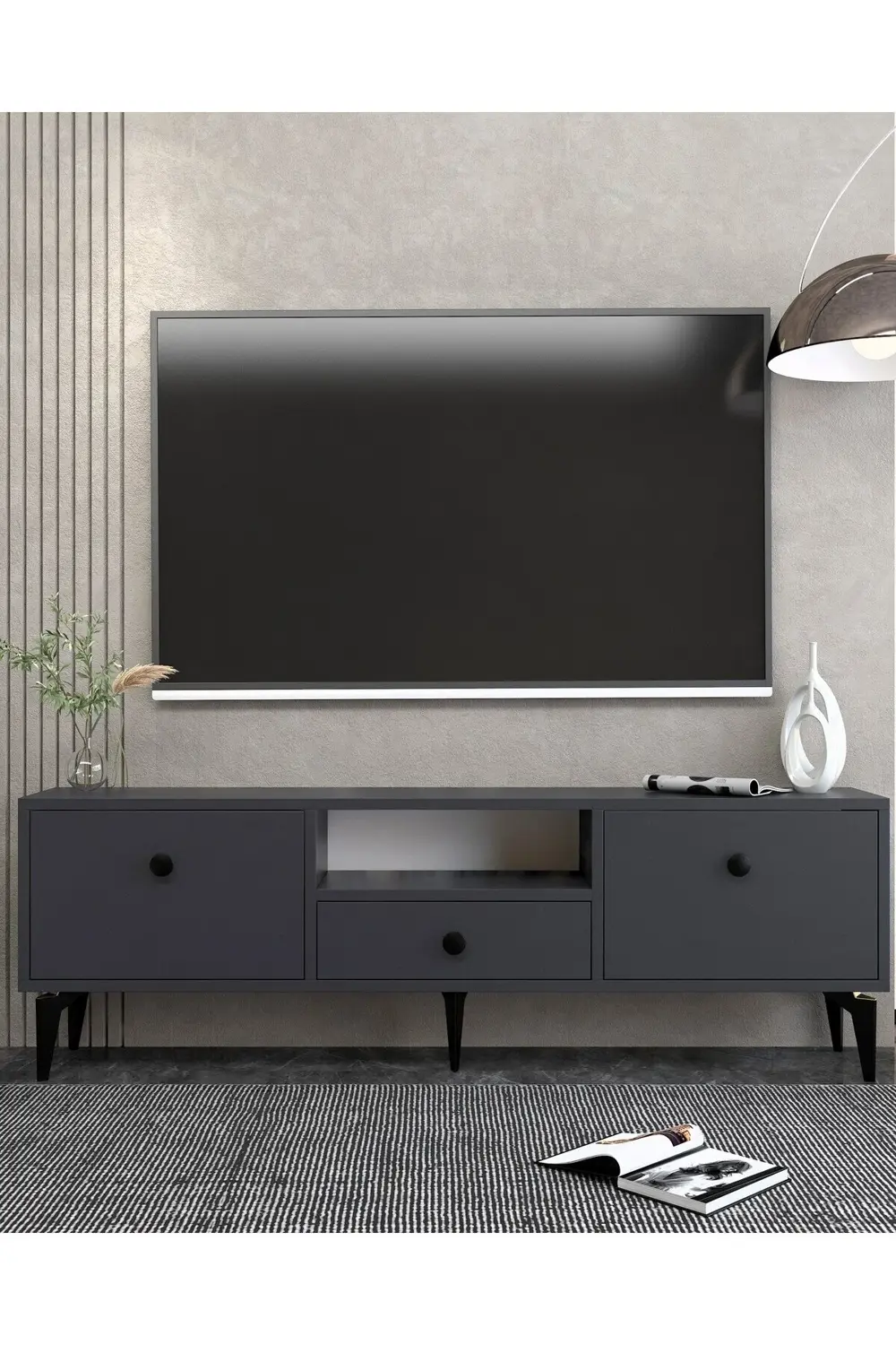 1300DROPCT-1 TV SEHPASI ANTRASİT-SİYAH KULP