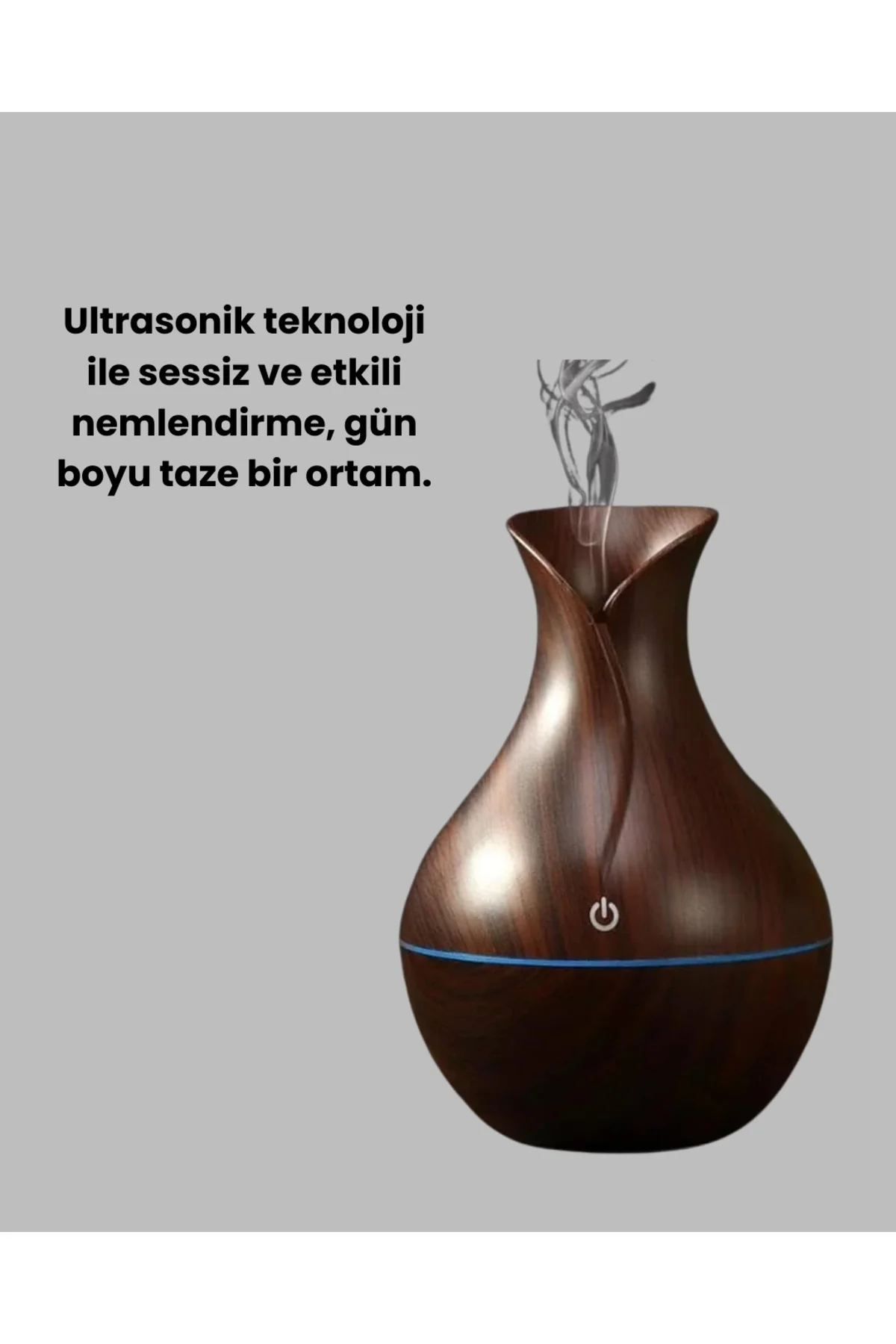 130ml Aromaterapi Difüzörü Hava Nemlendirici 7 Renk LED Işıklı
