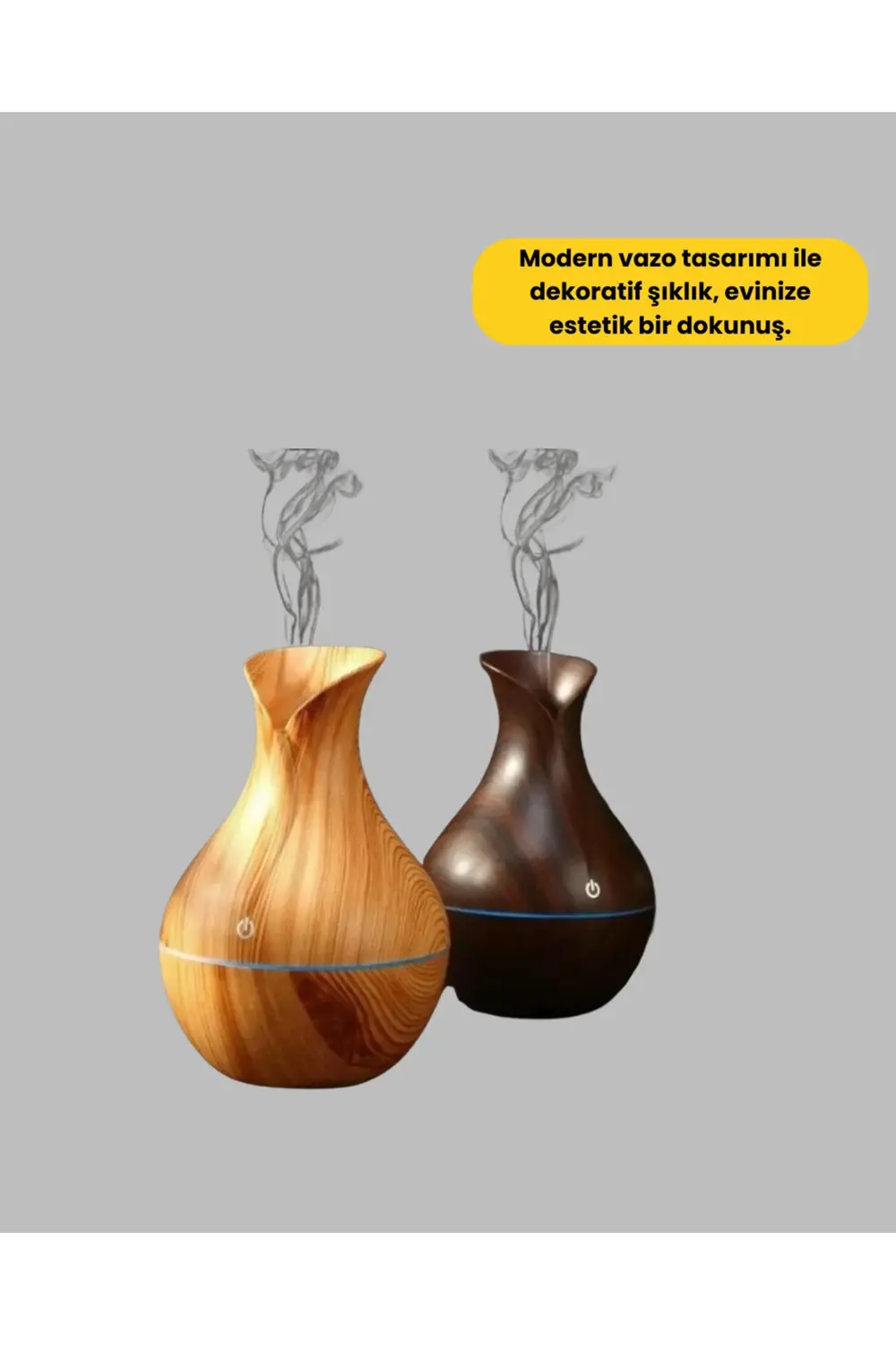 130ml Su Depolu USB Güçlü Kompakt Masaüstü Nemlendirici Difüzör