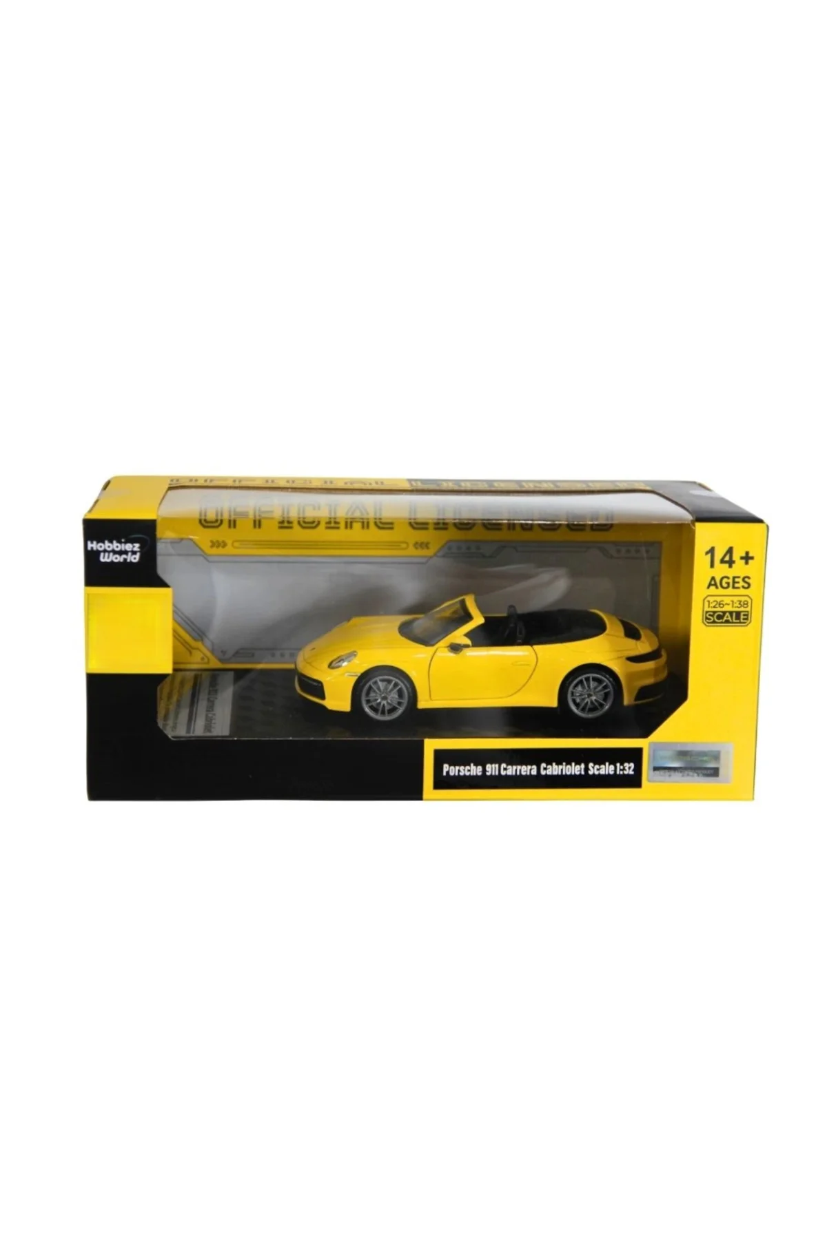 1/31 Porsche 911 Carrera Cabriolet Model Araba