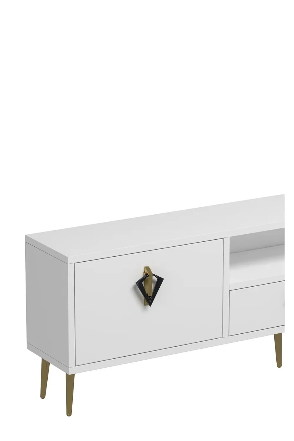 1312DROPCT-32 TV SEHPASI BEYAZ-SİYAH-ALTIN