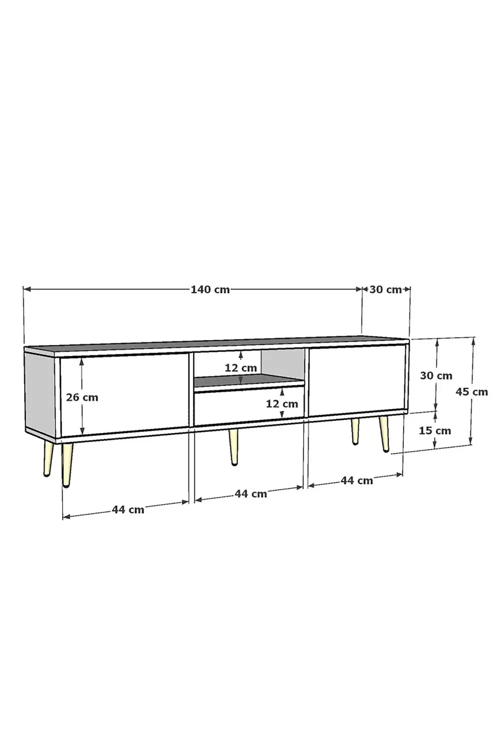 1313DROPCT-32 TV SEHPASI ANTRASİT-GÜMÜŞ
