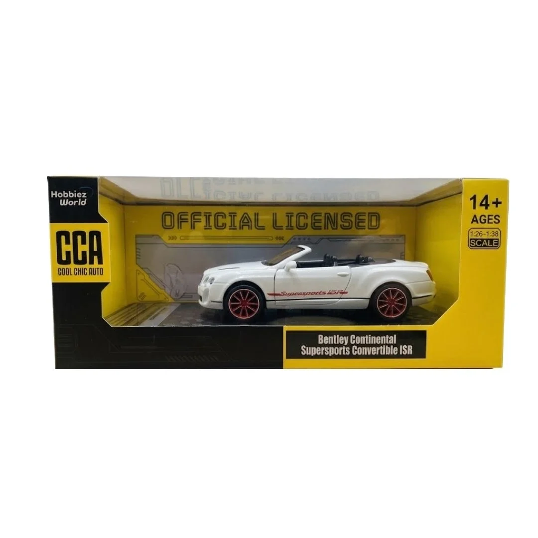 1/32 Bentley Continental Supersports Convertible ISR Model Araba