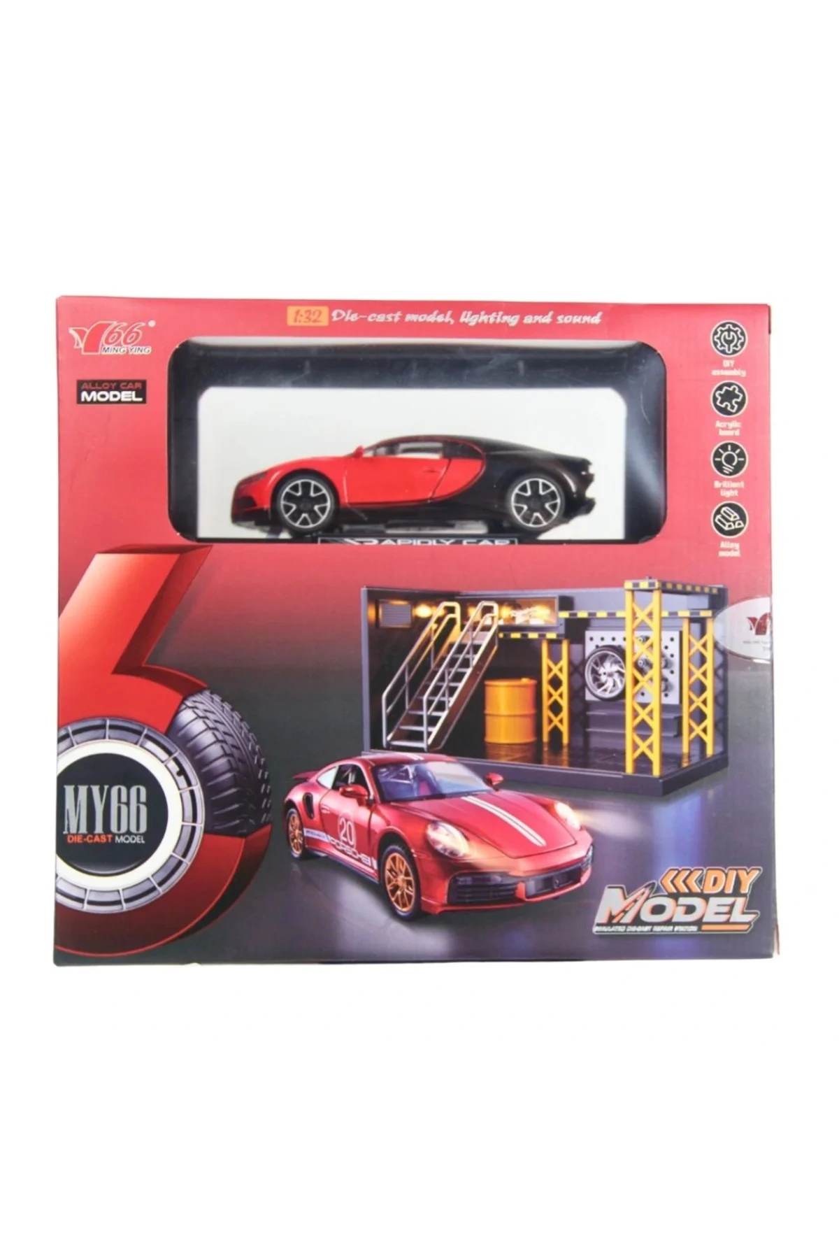 1/32 Bugatti Chiron Spor Otomobil