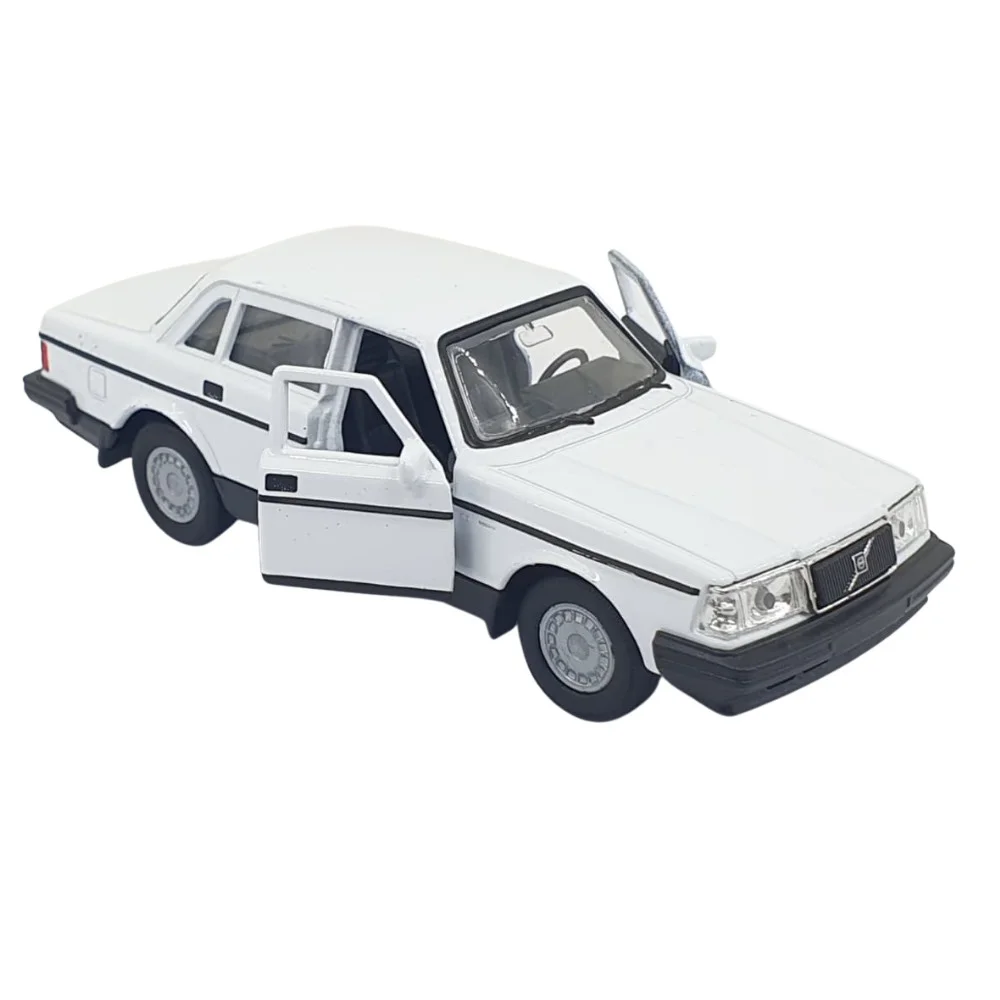 1:32 Volvo 240 GL Çek Bırak -Araba -  43784-BEYAZ - 1 ADET