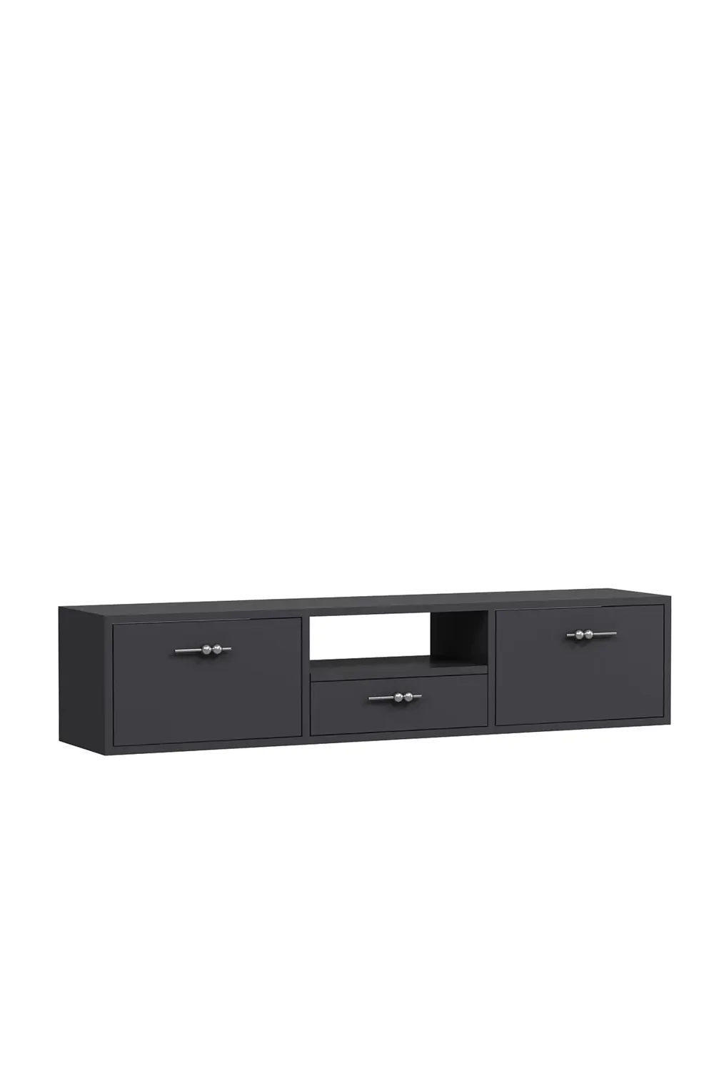 1326DROPCT-32 DUVARA MONTAJ TV SEHPASI ANTRASİT-GÜMÜŞ