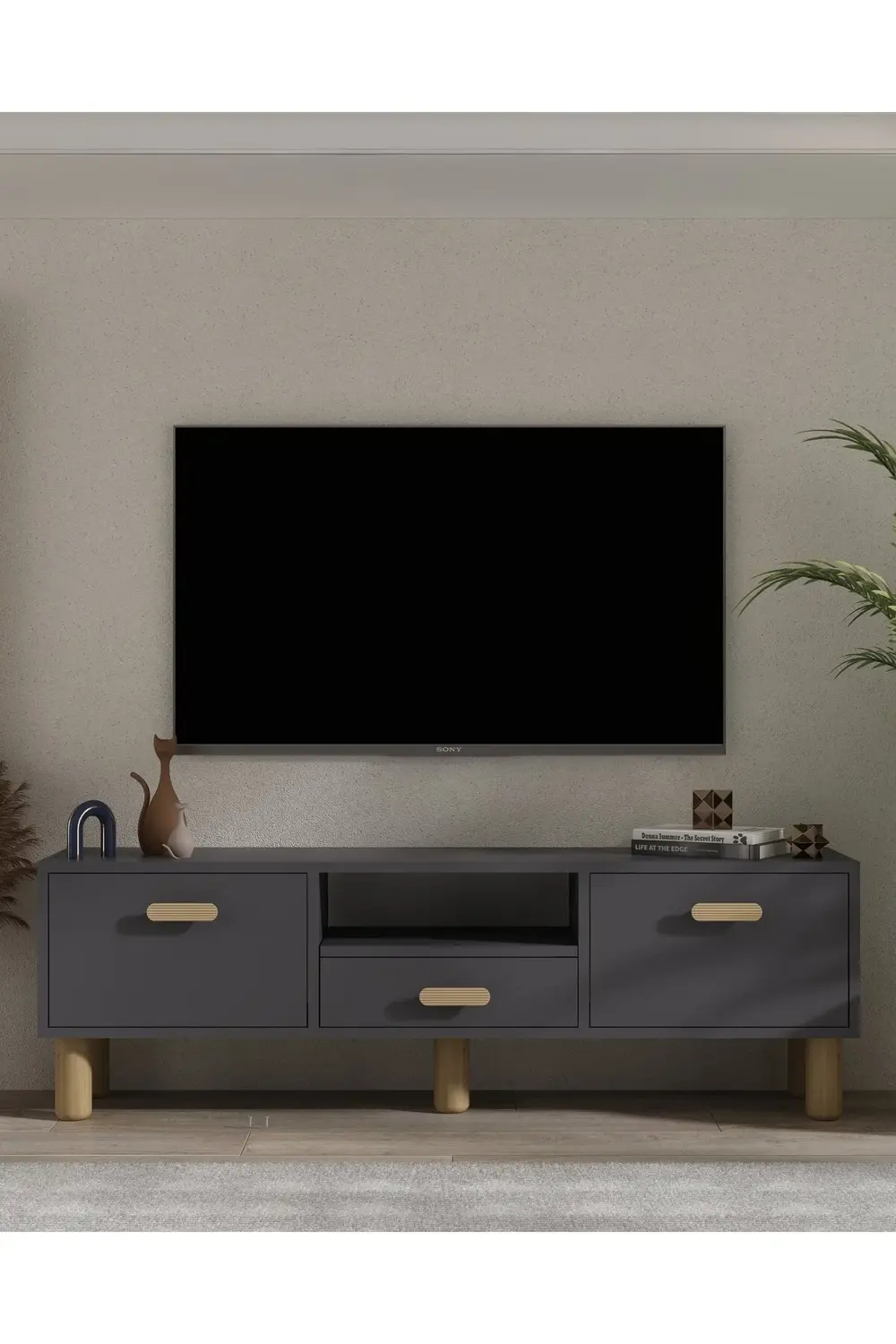 1327DROPCT-32 TV SEHPASI ANTRASİT-SAFİRMEŞE