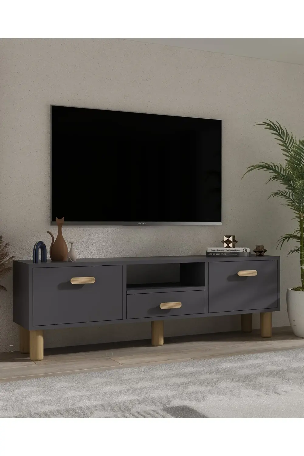 1327DROPCT-32 TV SEHPASI ANTRASİT-SAFİRMEŞE