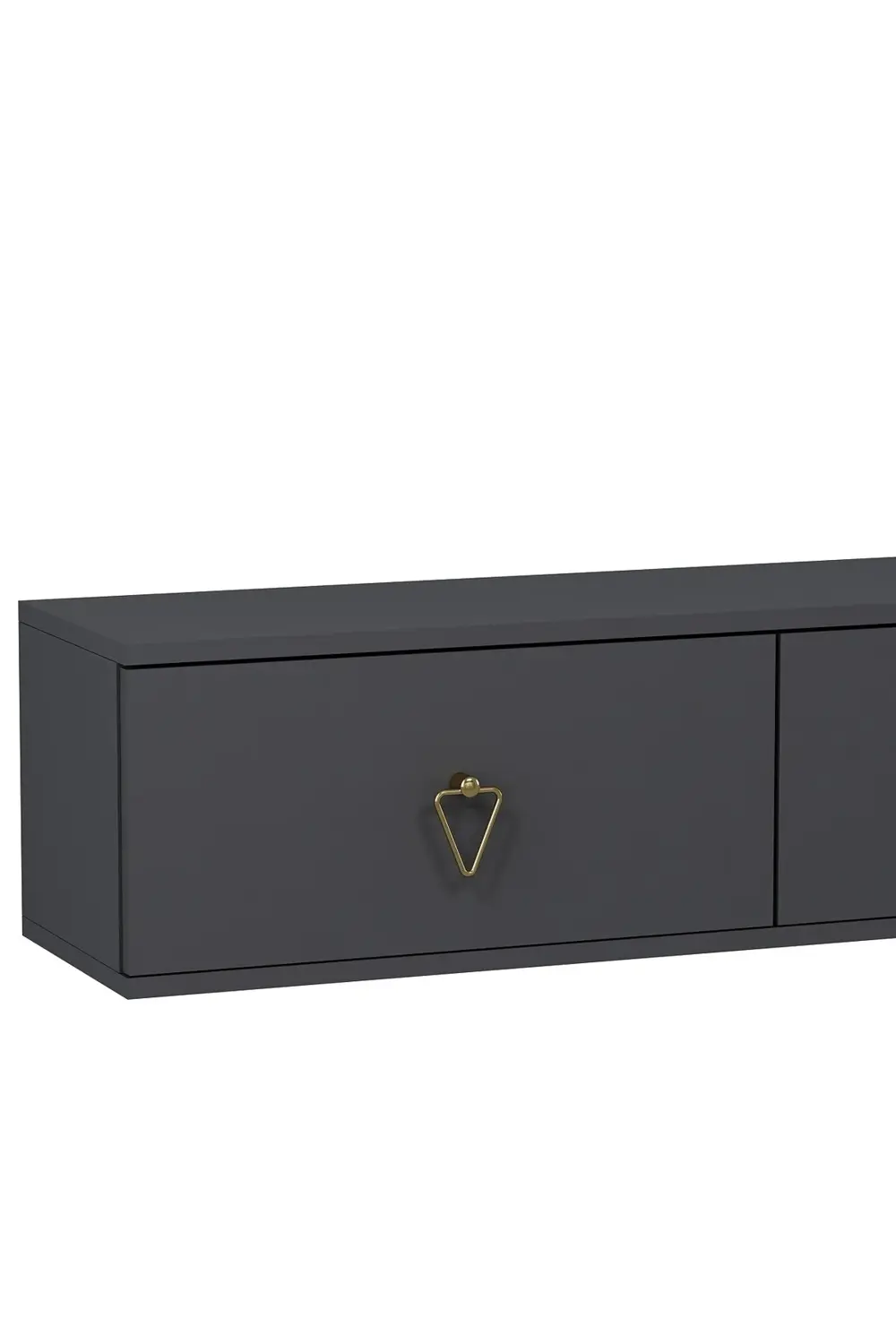 1343TV180-1CT DUVARA MONTAJ TV ÜNİTESİ , TV SEHPASI ANTRASİT-ALTI