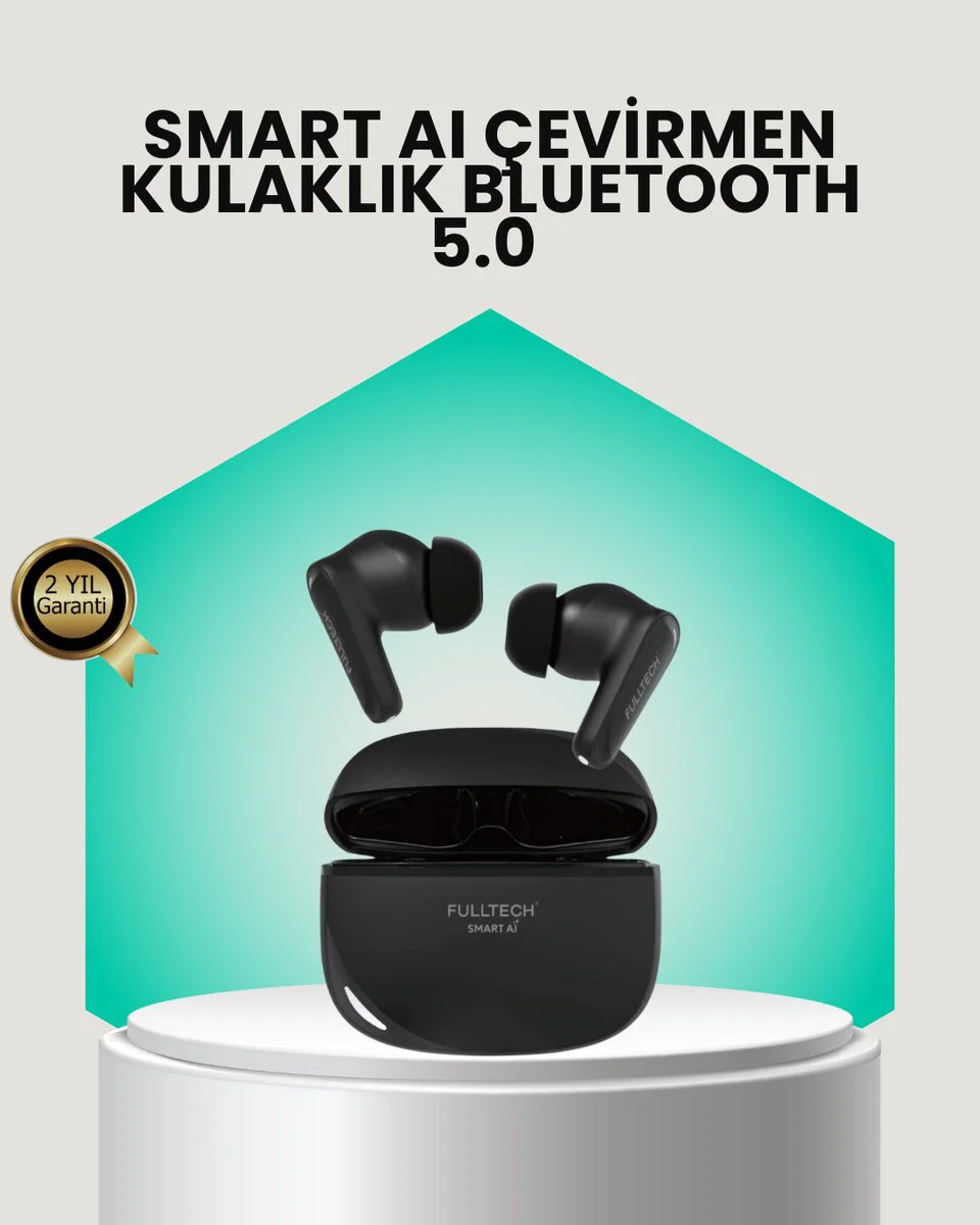 135 Dilde Gerçek Zamanlı Çeviri TWS Bluetooth Kulaklık - Akıllı AI Destekli