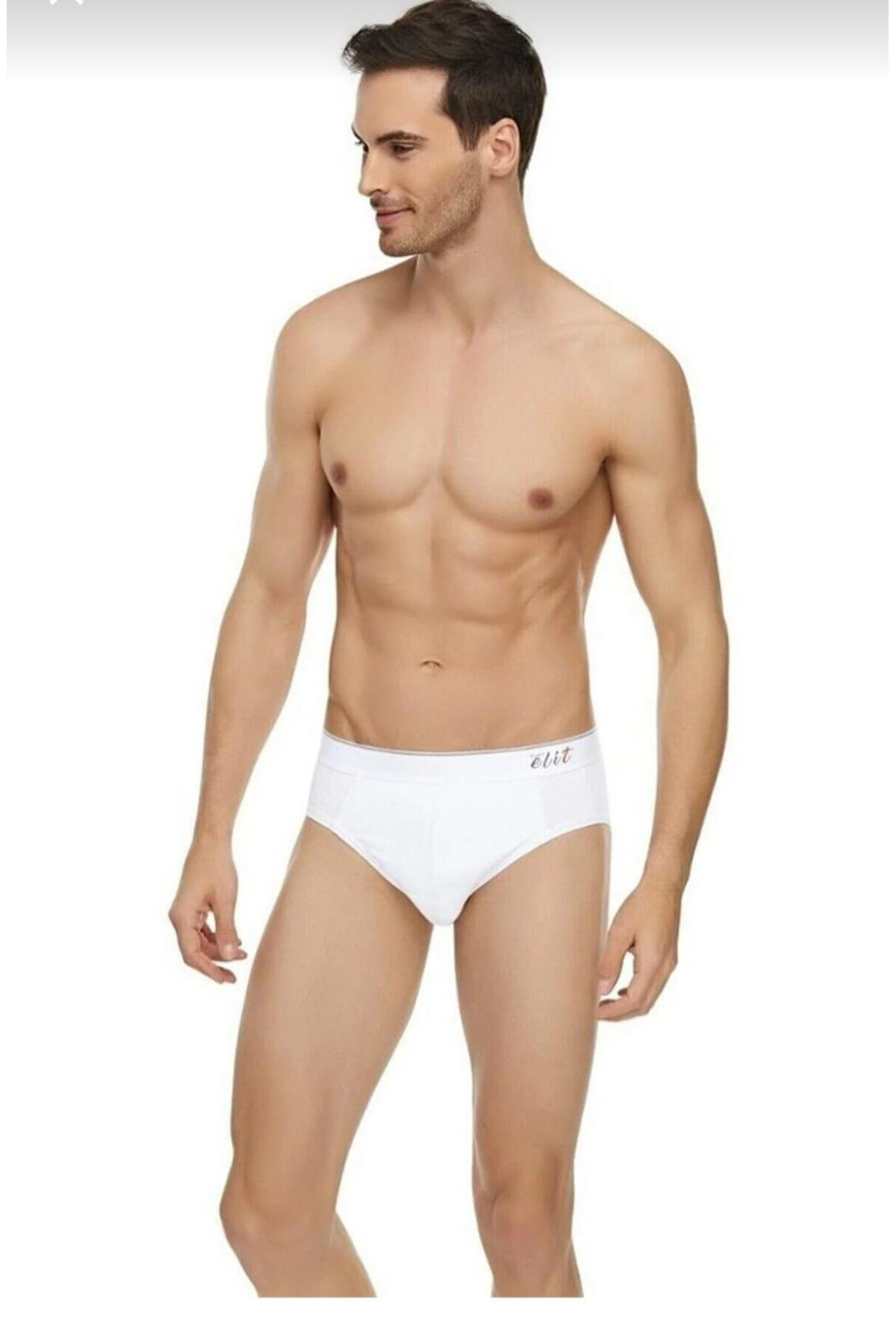 Tutku Elit 1351 Erkek Elestan İnce Bel Kemerli Slip Tekli