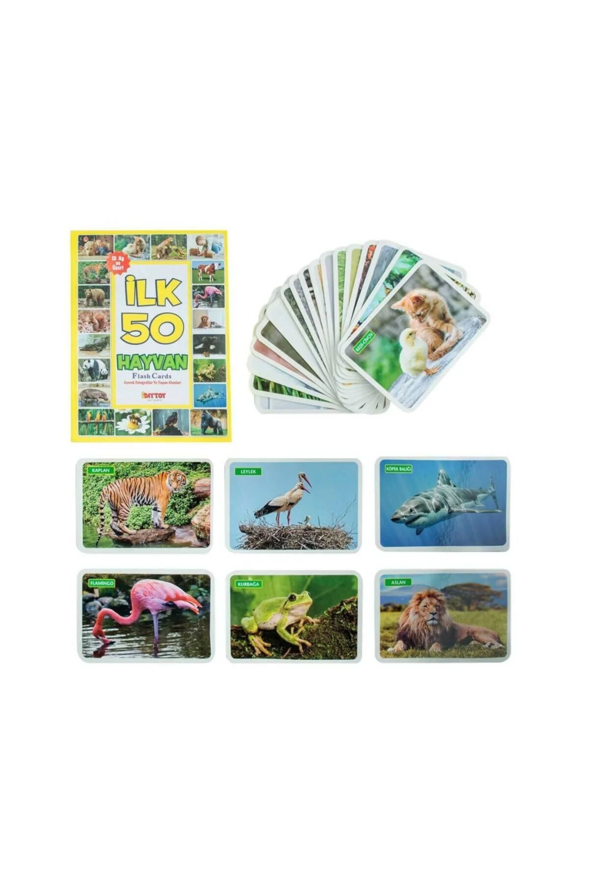 1352FlashCardsİlk50Hayvan-Dıytoy