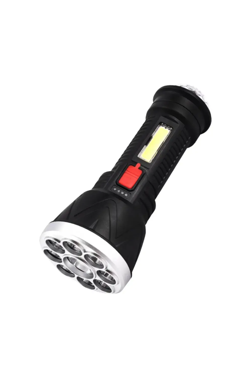 139475 ShopZum CL-W09 9+1 LEDLİ MİNİ DİSKO TOPLU ŞARJLI EL FENERİ