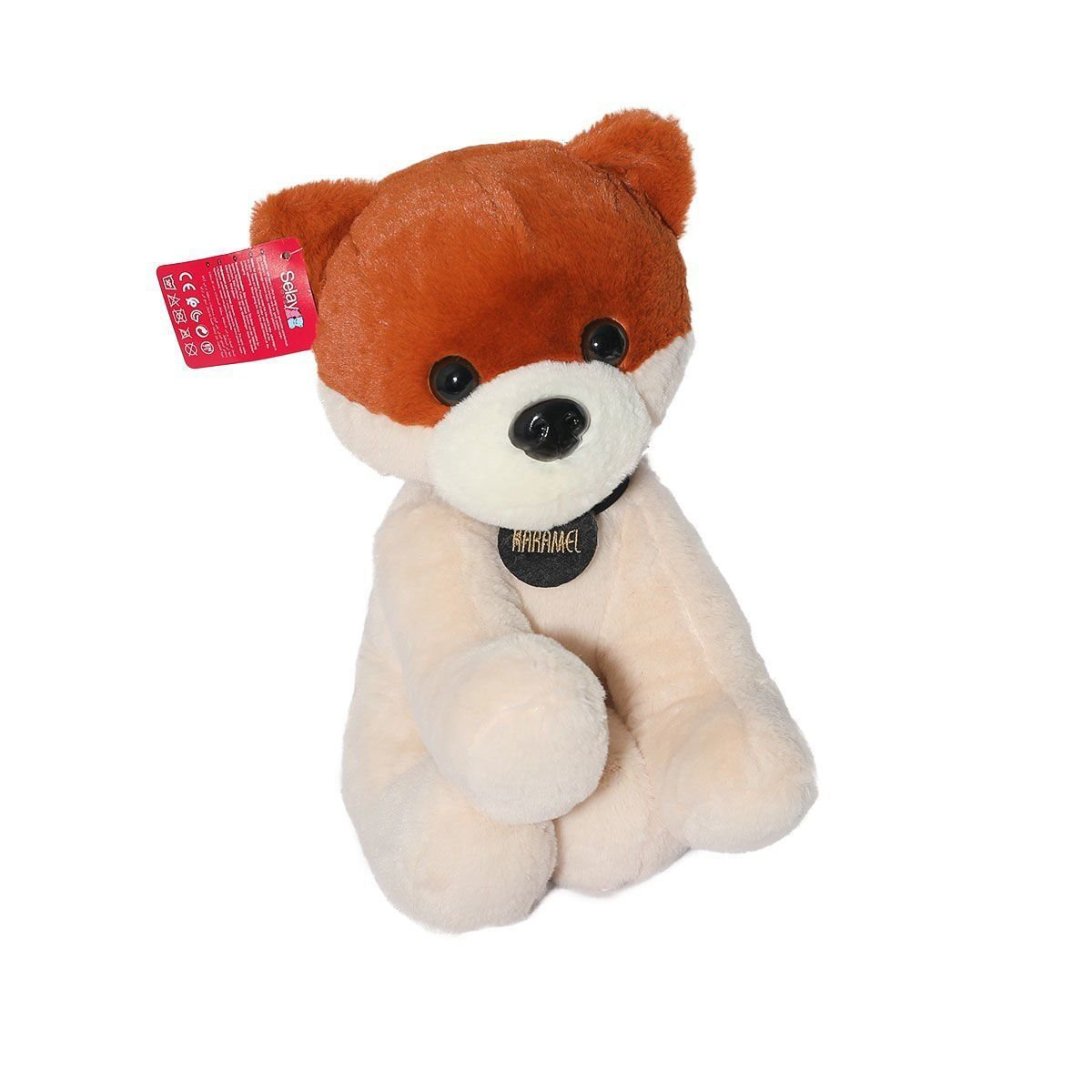 1397 Karamel Peluş Köpek 30 cm