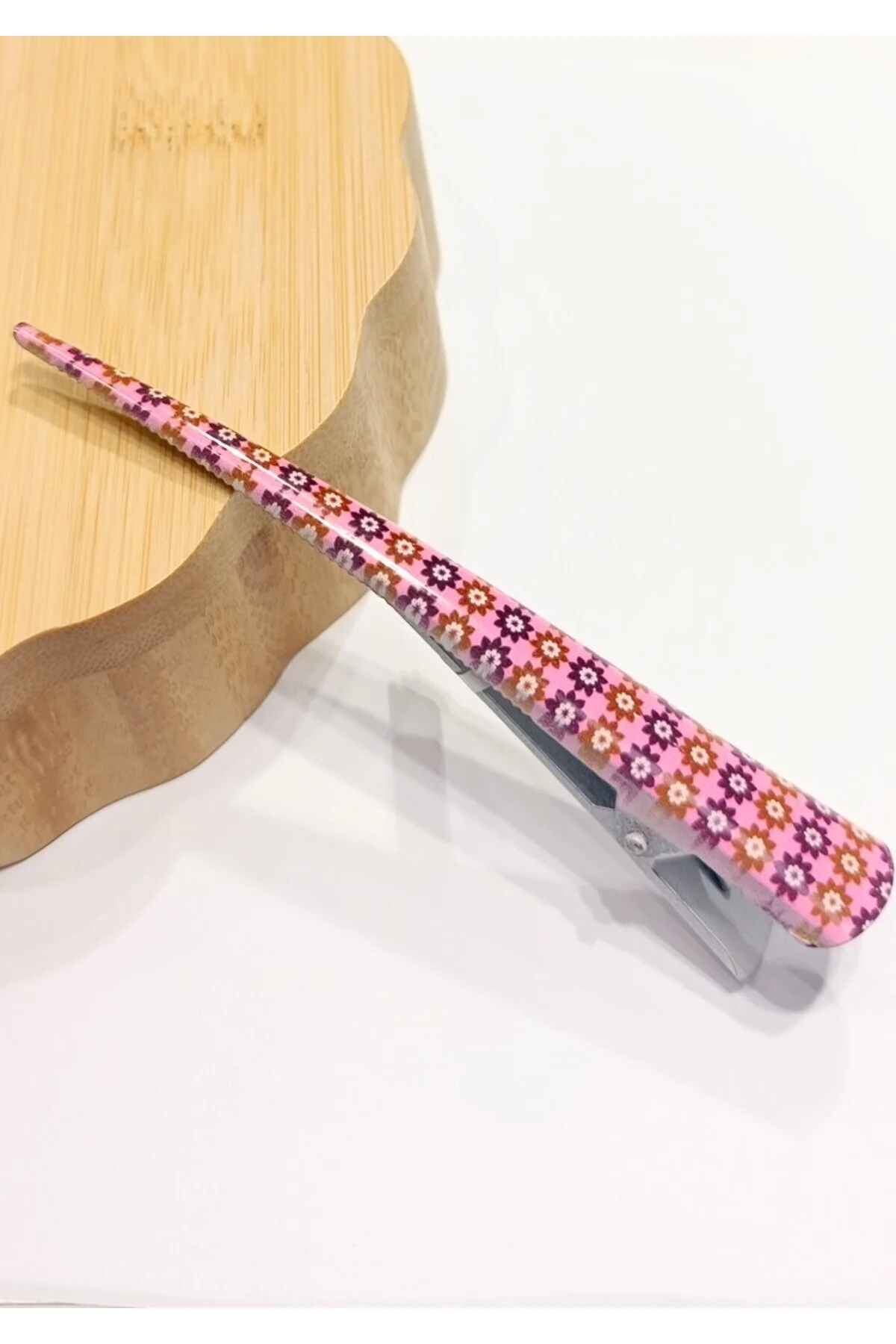 13cm Lüks Renkli Parlak Metal Kıstırma Toka