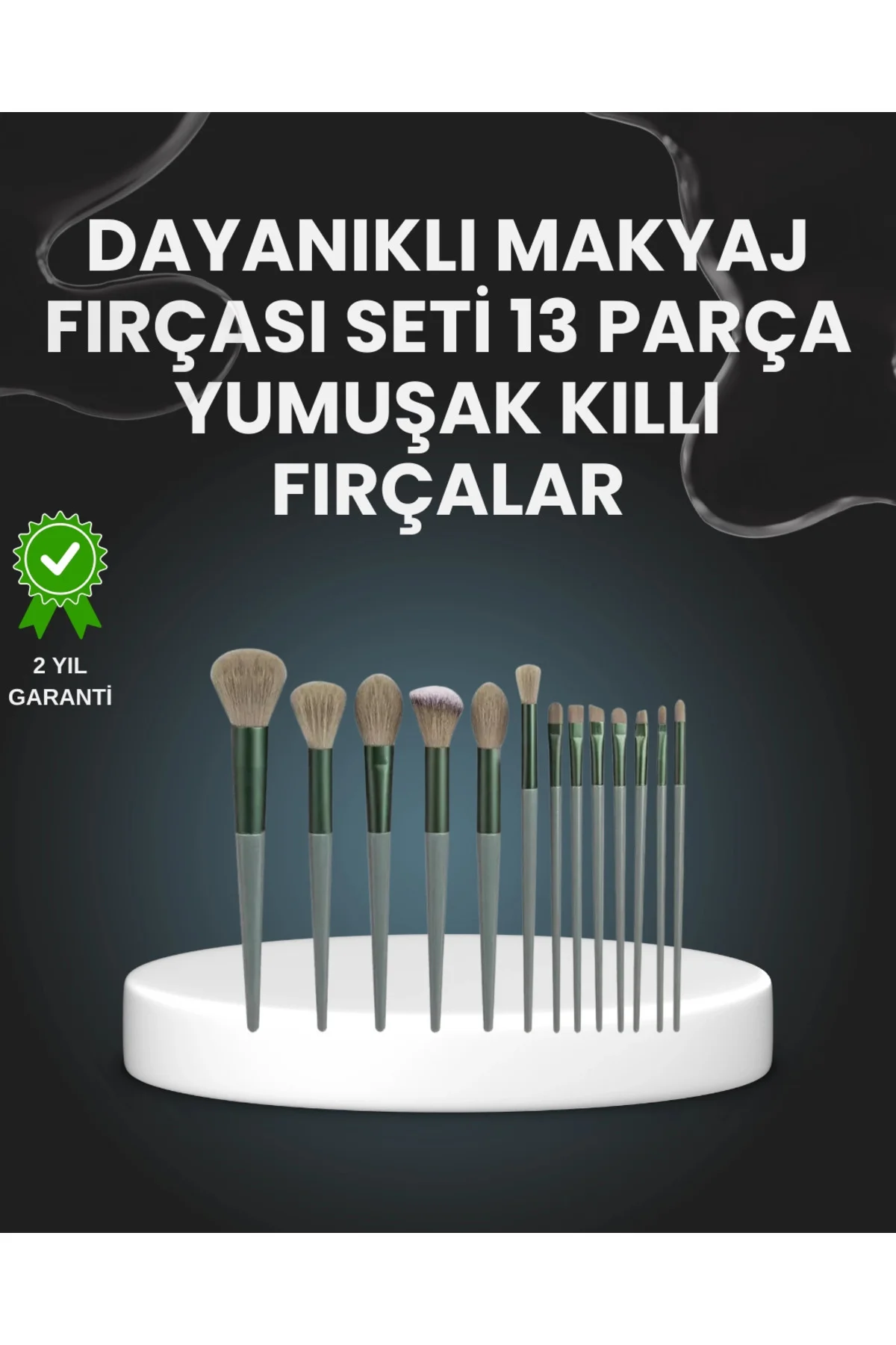 13'lü Fiber Kıllı Yumuşak Makyaj Fırçası Seti Taşınabilir ve Ergo