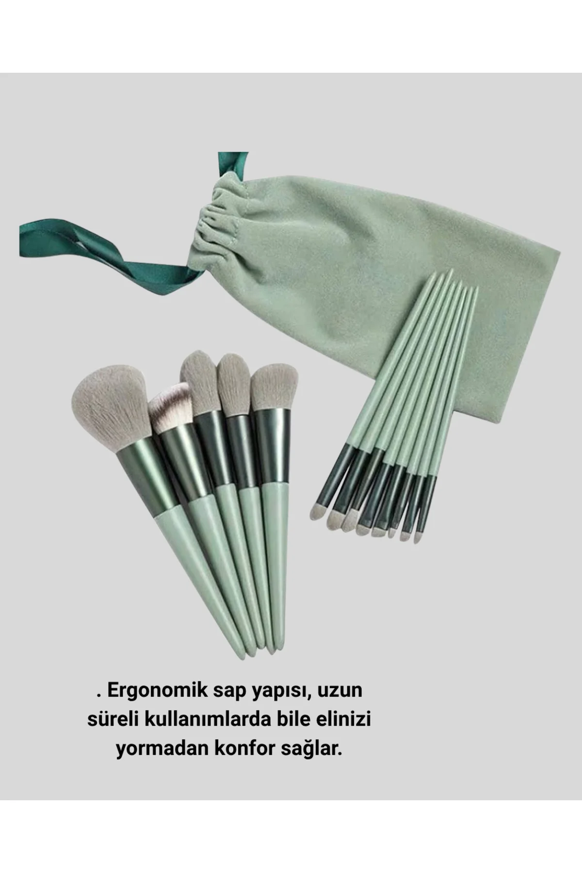 13’lü Profesyonel Makyaj Fırça Seti – Yumuşak Sentetik Kıllı, Tüm