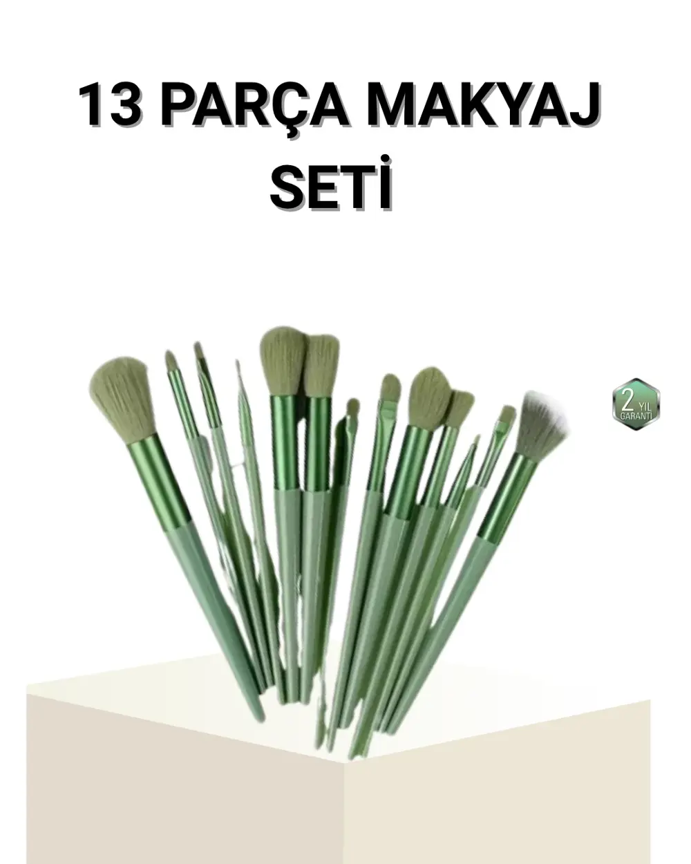 13’lü Profesyonel Makyaj Fırça Seti – Yumuşak Sentetik Kıllı, Tüm