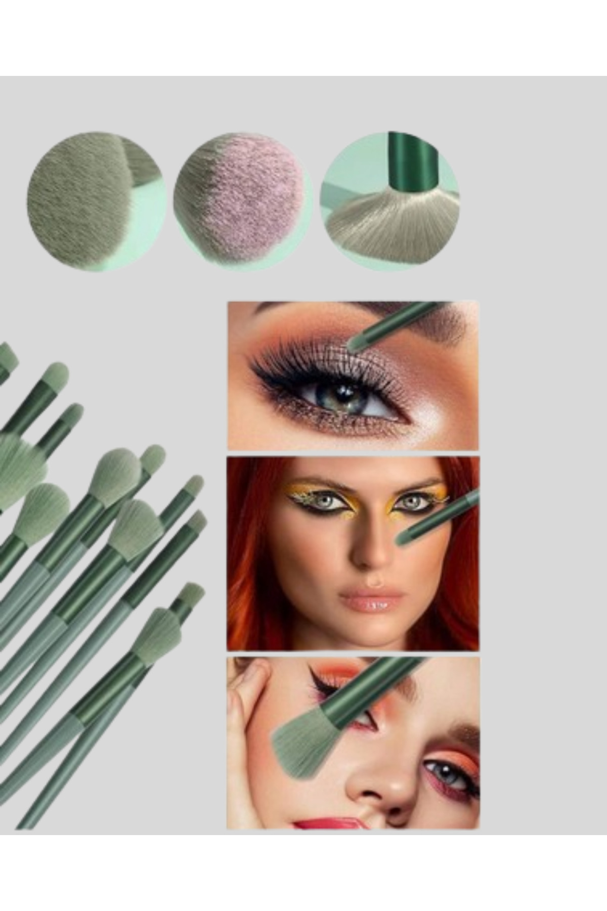 13’lü Yumuşak Kıllı Makyaj Fırça Seti – Profesyonel Kalite, Hassa