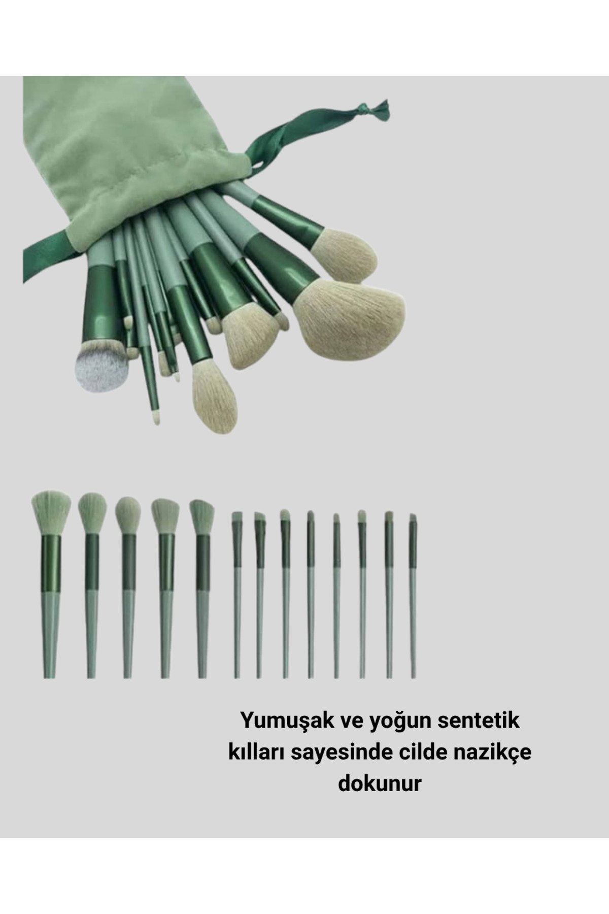 13’lü Yumuşak Kıllı Makyaj Fırça Seti – Profesyonel Kalite, Hassa