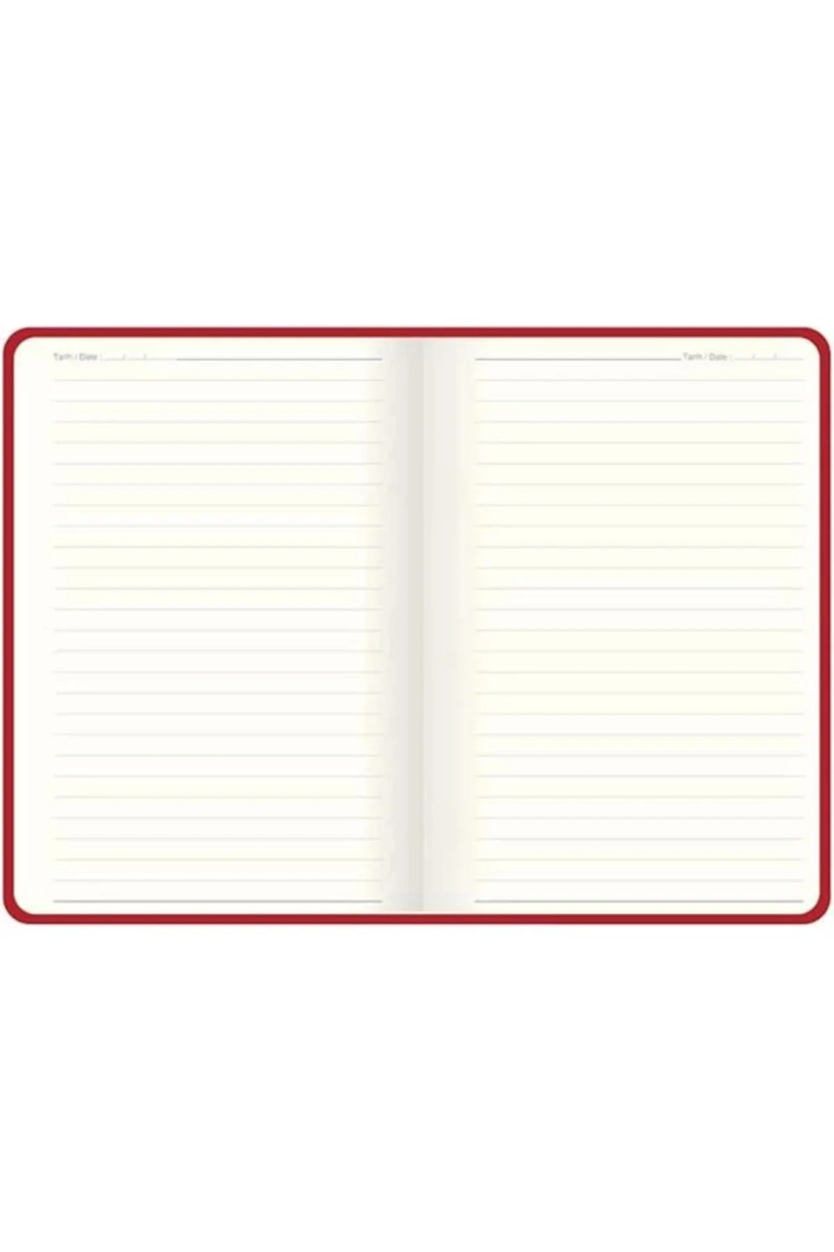 13X21 96 Yaprak Çizgili Ciltli Premier Defter Kırmızı