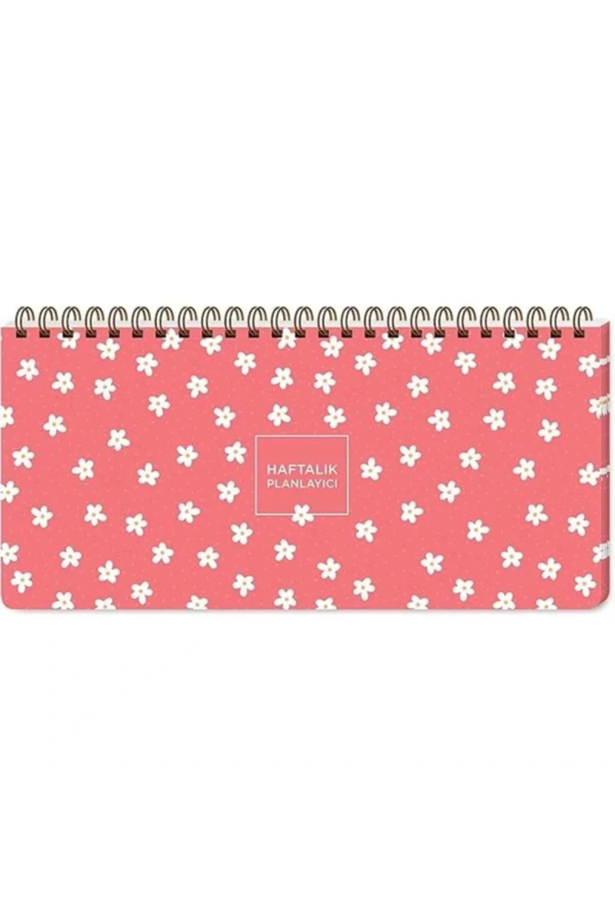 13x27 Haftalık Spiralli Planner Minik Papatya