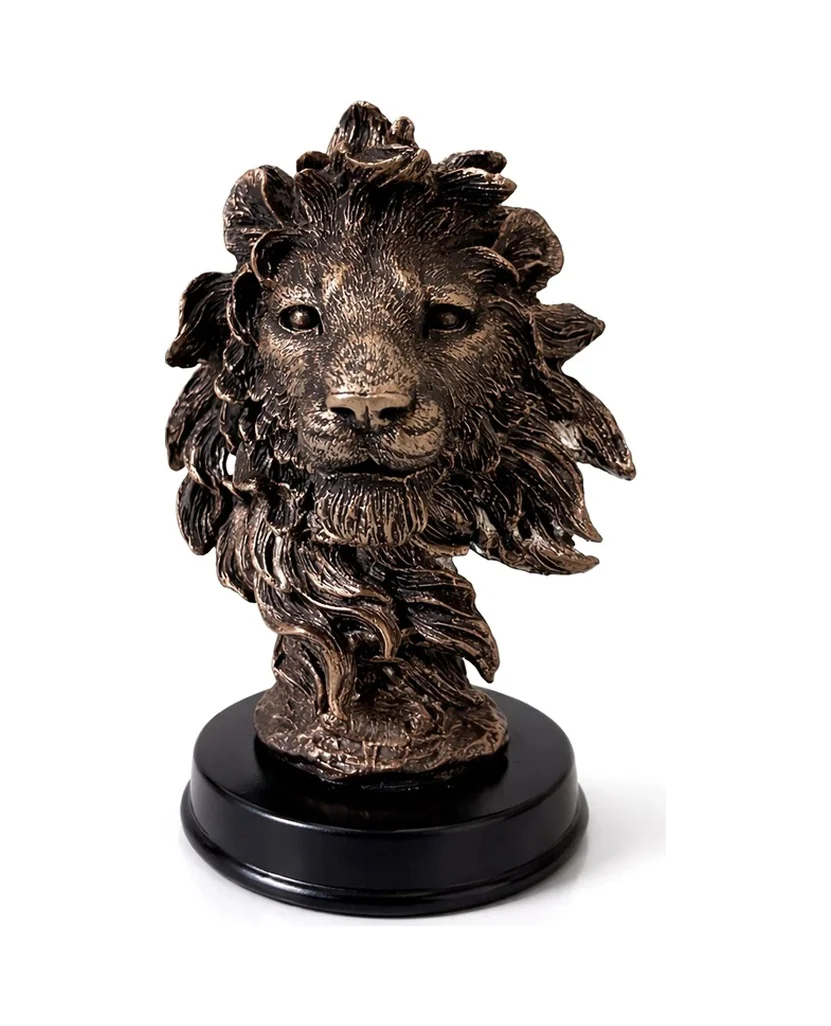 13x9 Cm Polyester Aslan Büstü
