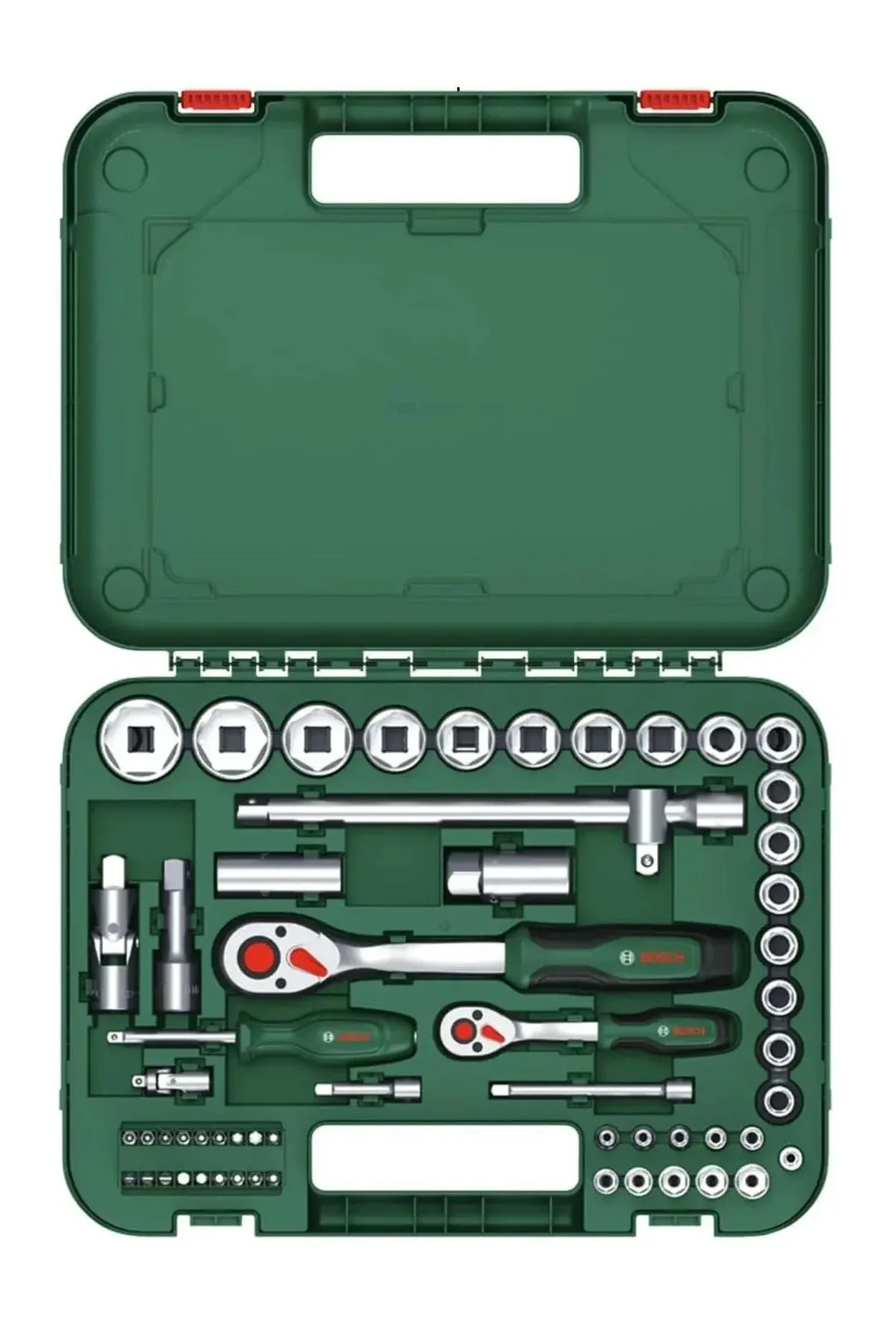 1/4'' + 1/2'' 57 Parça Lokma Anahtar Takımı 1600A02Z9G 1/4'' + 1/2'' 57 Parça Lokma Anahtar Takımı 1600A02Z9G