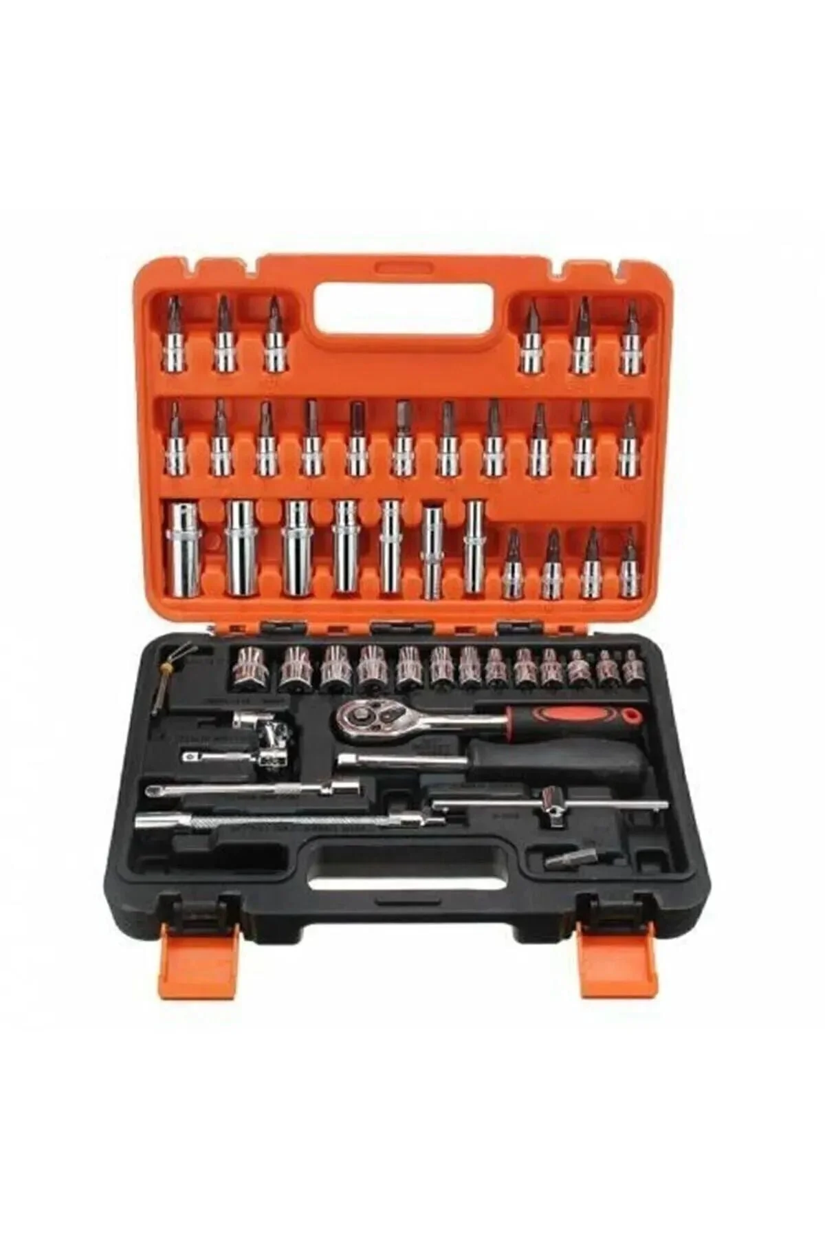 1/4 cırcırlı 53 parça lokma anahtar takımı ve bits uç seti, 50-59 parça - Banyo Yapı &amp; Hırdavat