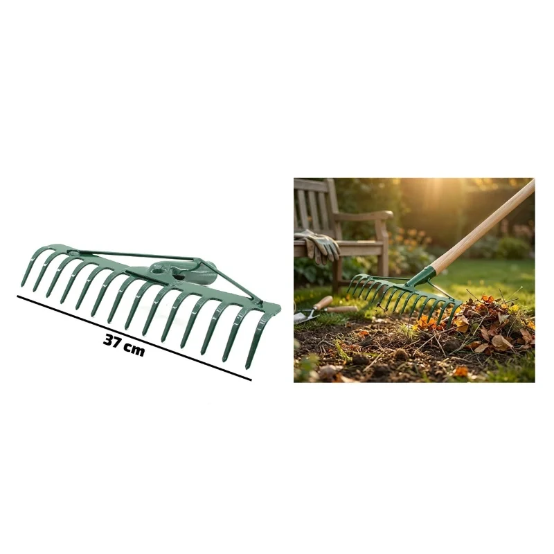 14 Dişli Metal Bahçe Tırmığı - 37 cm Genişlik - Dayanıklı Yapı Fiyatı, Yorumları ve Özellikleri