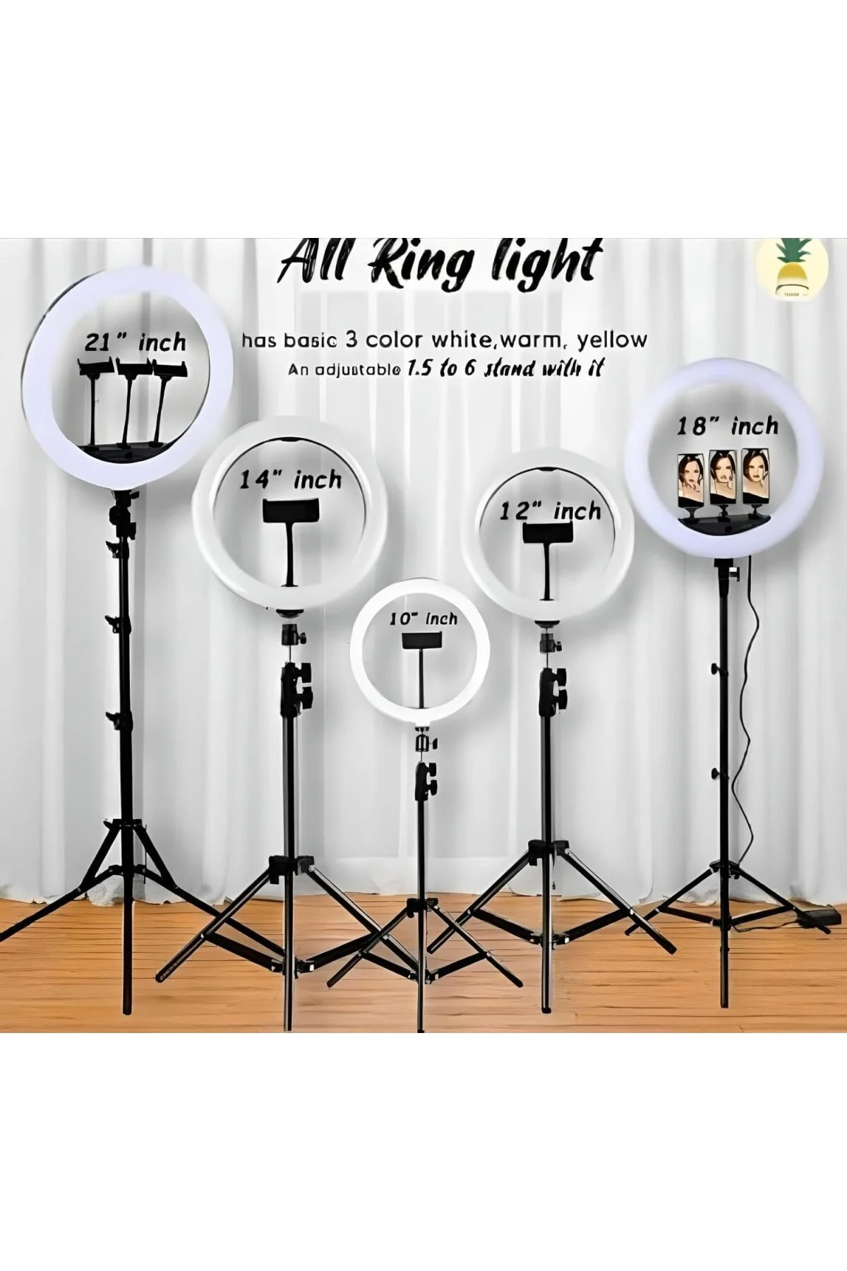 14 inch Youtuber LED Işıklı Halka Telefon Tutuculu 14 inch 26 cm 14 inch Youtuber LED Işıklı Halka Telefon Tutuculu 14 inch 26 cm