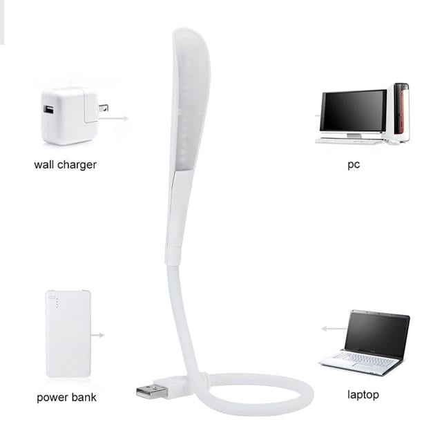 14 Ledli Beyaz Esnek Usb Led Lamba 3 Kademeli (4741) 14 Ledli Beyaz Esnek Usb Led Lamba 3 Kademeli (4741)