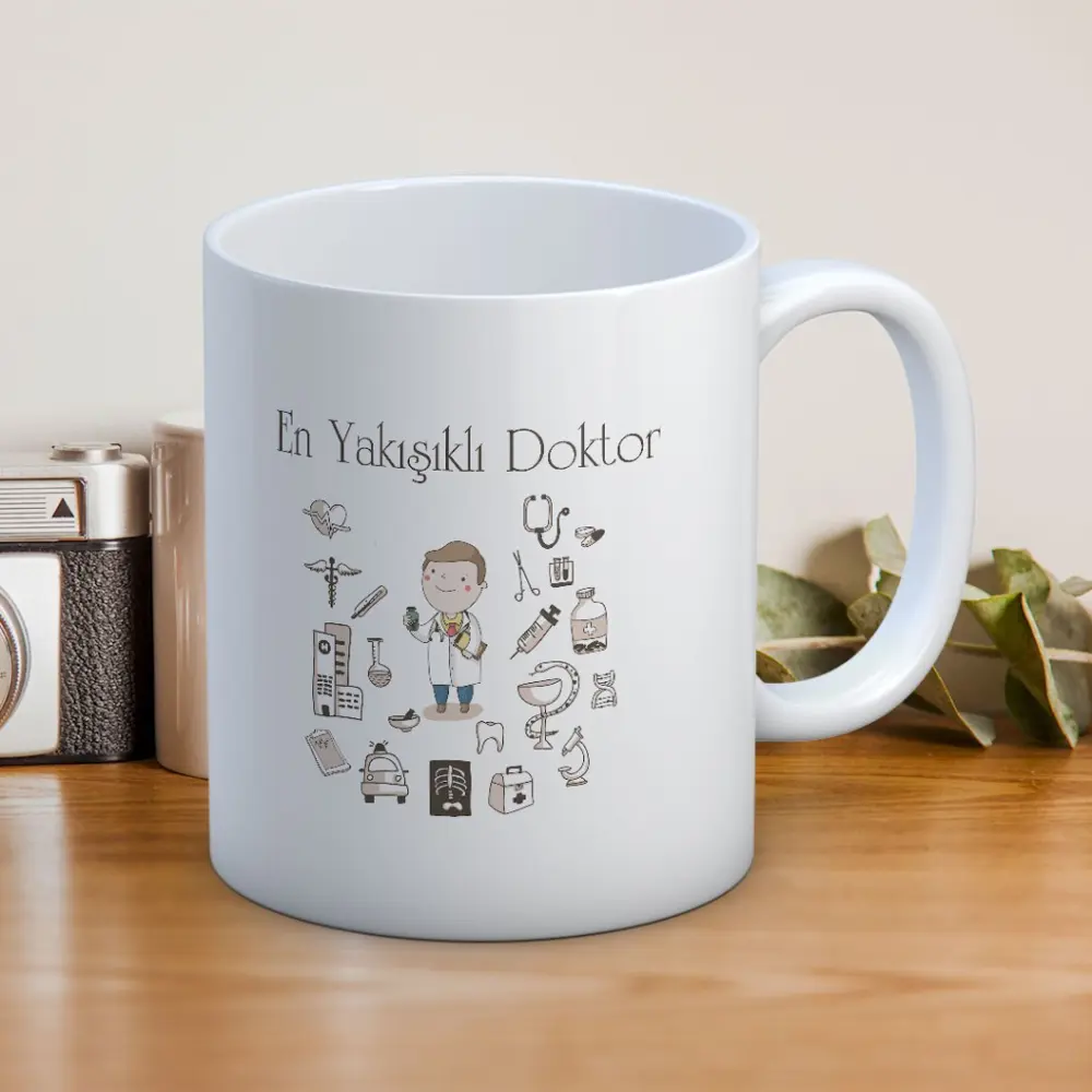 14 Mart Tıp Bayramı En Yakışıklı Doktor Baskılı Kupa Bardak 14 Mart Tıp Bayramı En Yakışıklı Doktor Baskılı Kupa Bardak