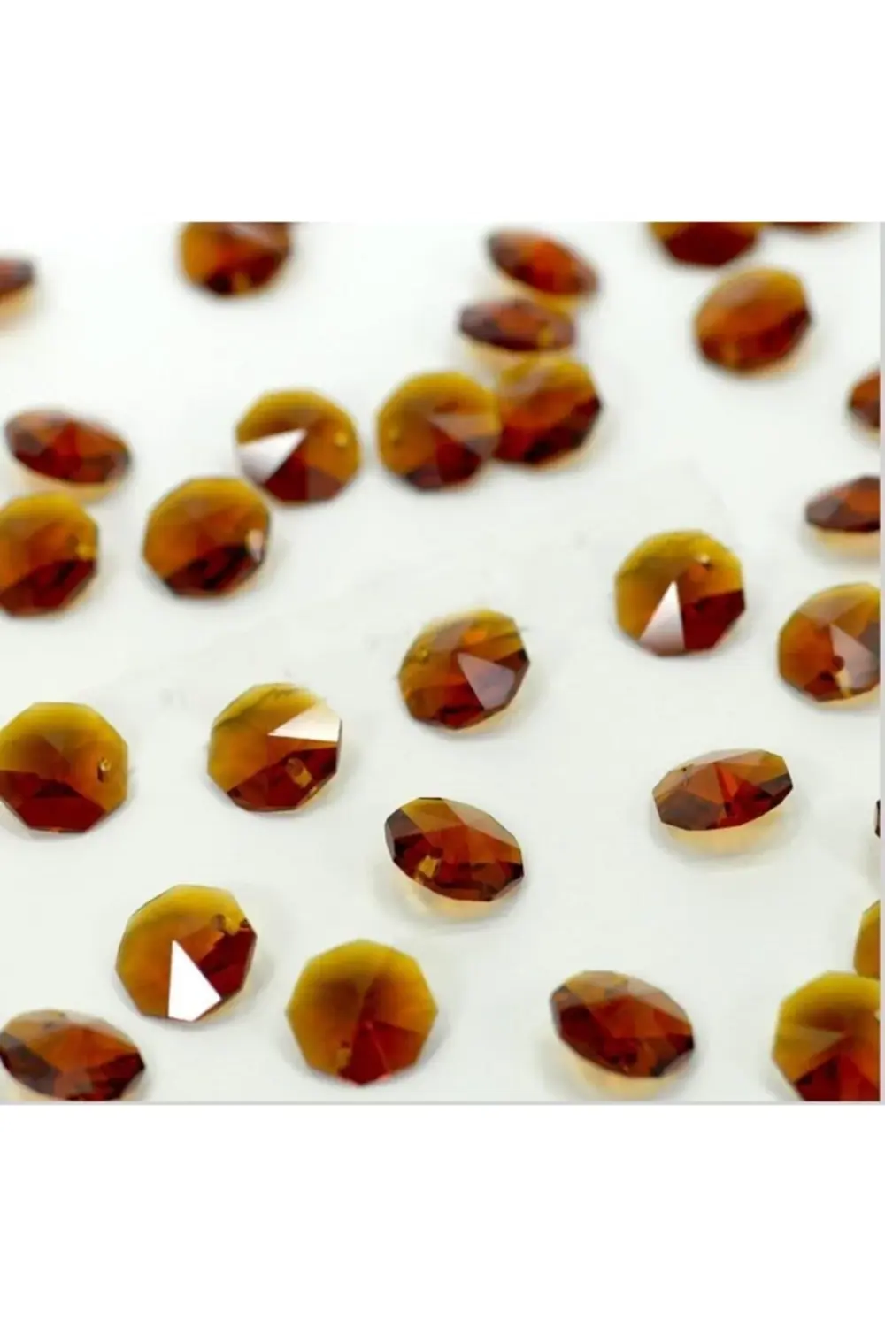 14 Mm Bal Octagon Işlenmiş Avize Taşı 80 Adet