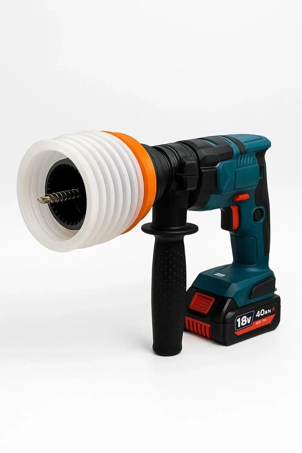 14 Santim Süper Vantuzlu Körüklü Panç Toz Tutucu Matkap Ucu Apara