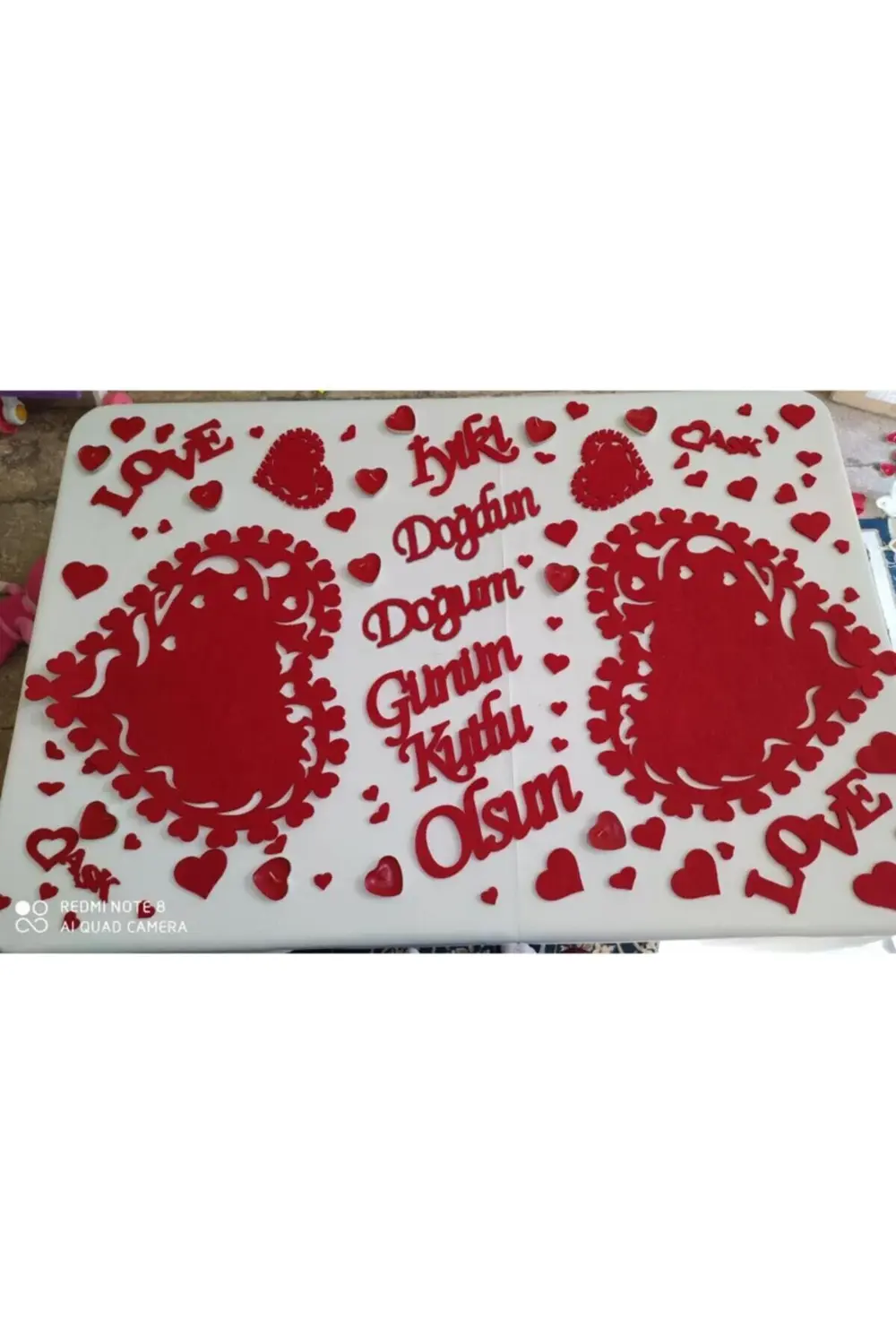 14 Şubat Sevgililer Günü Aşk Temalı Amerikan Servis Seti 50 Parça