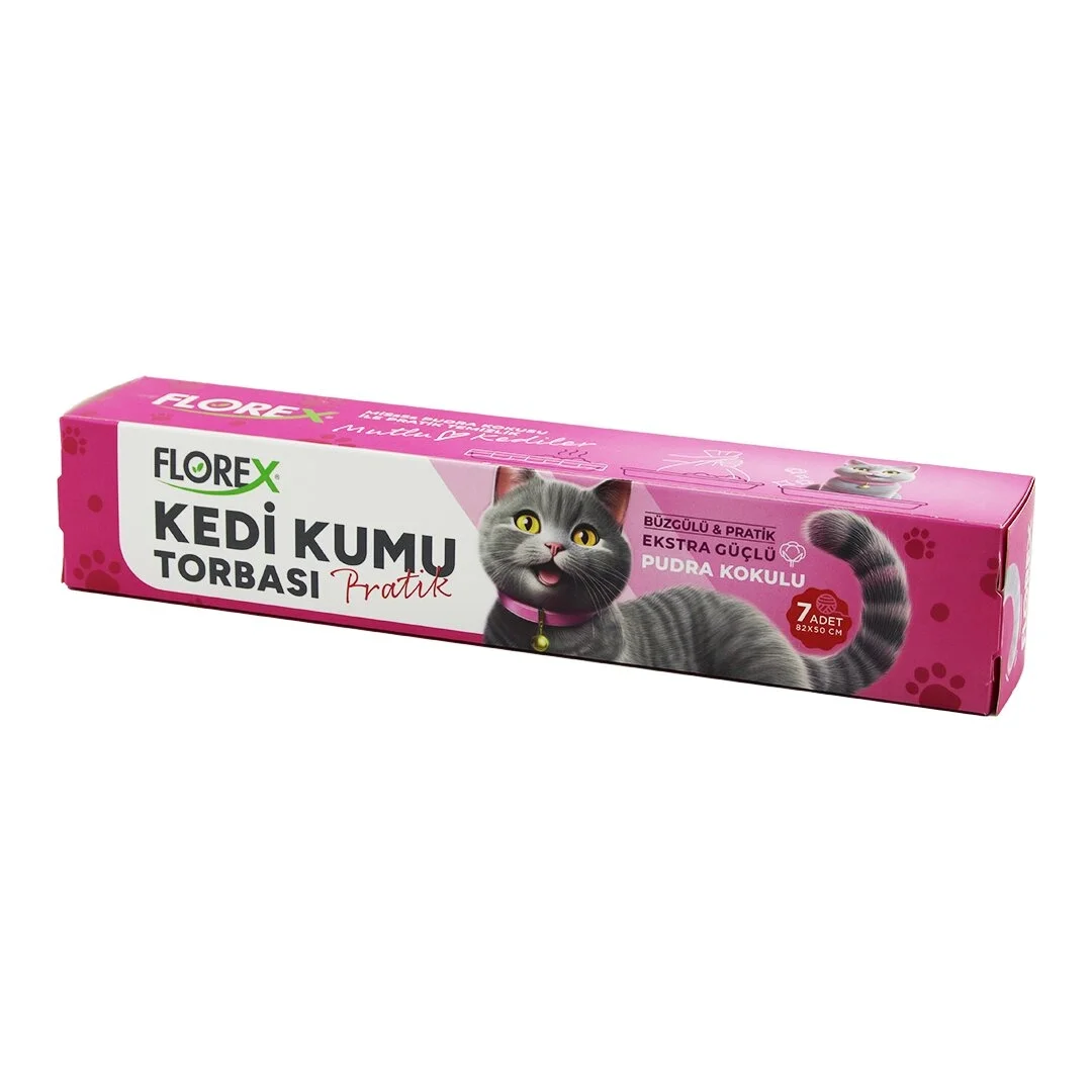 140 Adet Kedi - Evcil Hayvan  Kumu Torbası Pratik Pudra Kokulu  Büzgülü - Extra Güçlü 82x50cm Bx40 Fiyatı, Yorumları ve Özellikleri