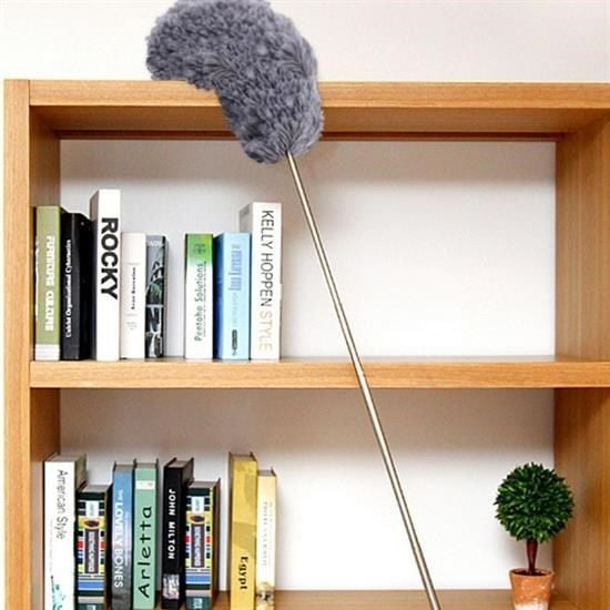 140 Cm Teleskopik Uzatılabilir Mikrofiber Yumuşak Başlıklı Gri To