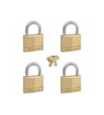 140 EURQ Pirinç Pas Sistem Asma Kilit 40mm 4 Adet