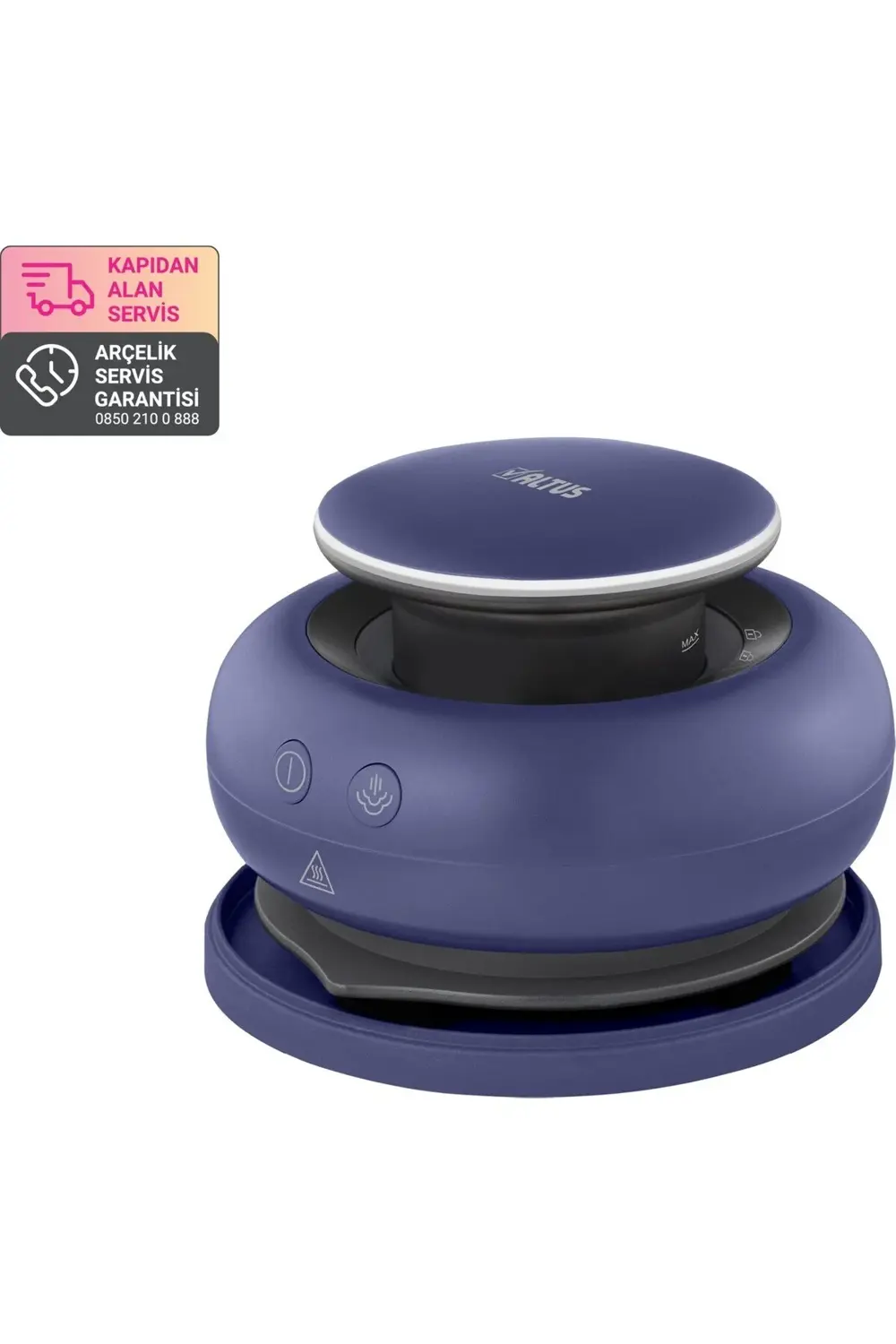 1400 W Lacivert Buharlı Kırışık Giderici handygo