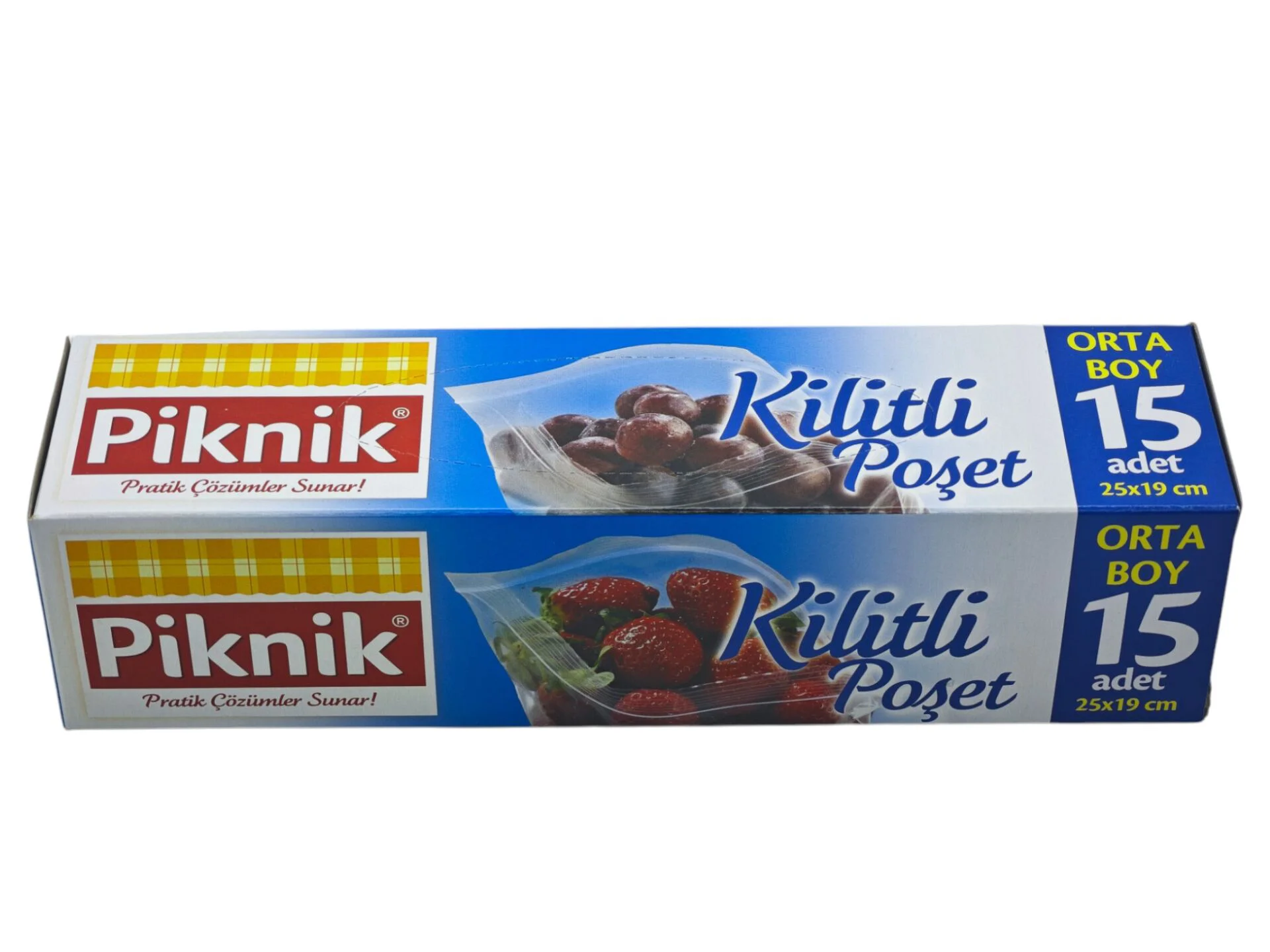 1403-P   Piknik Kilitli Buzdolabı Poşeti 15li 25*19cm