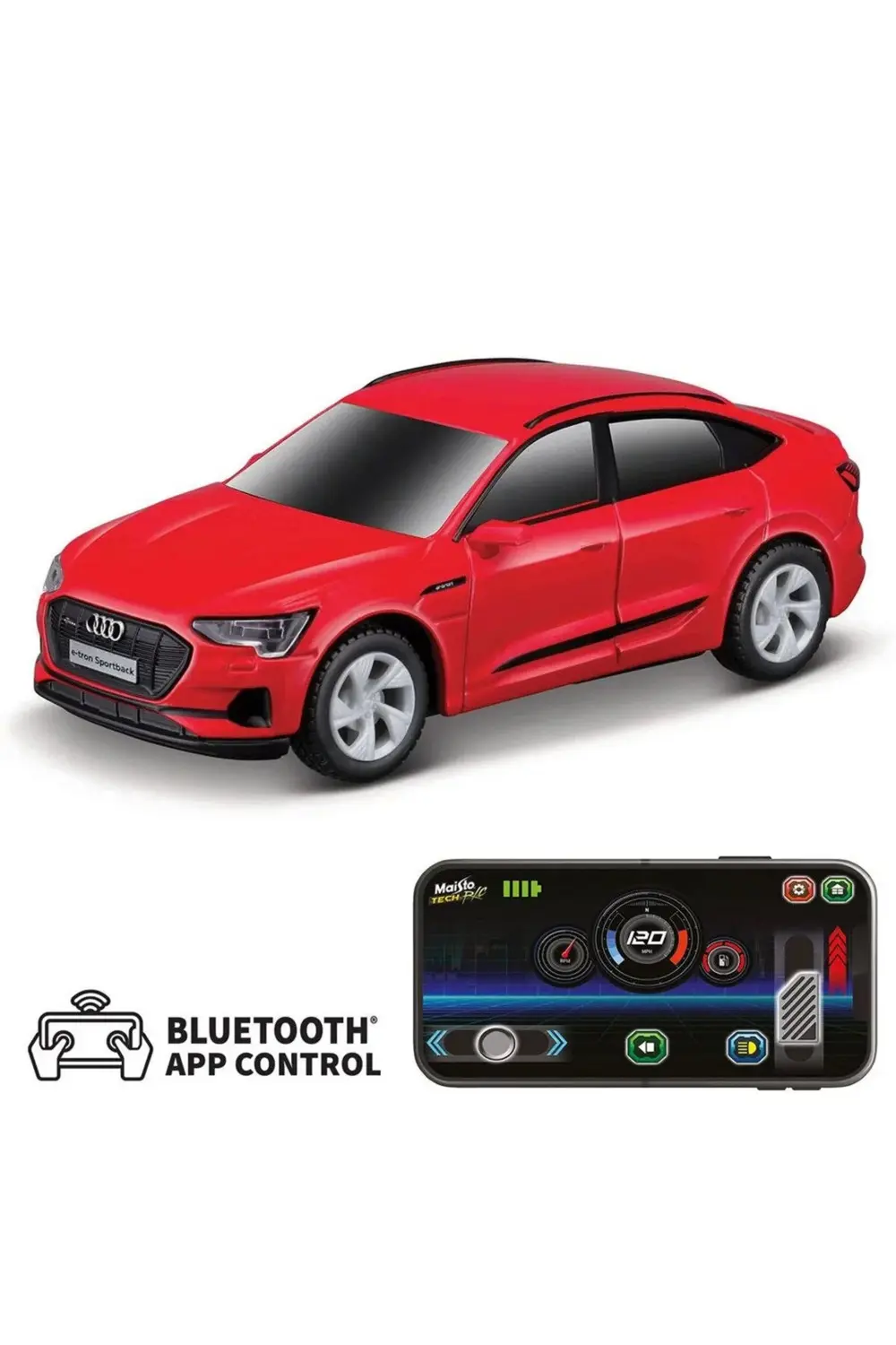 1:41 APP Control Kumandalı Metal Araba - Audi e-tron Sport