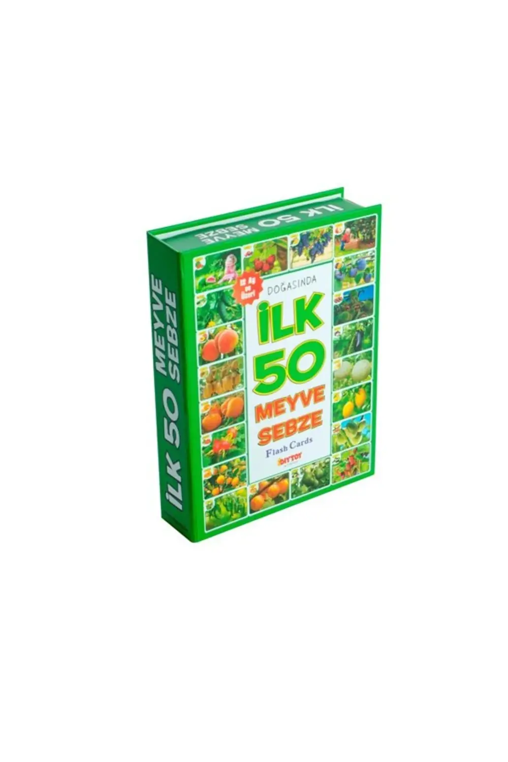 1420 Dıytoy, Flash Cards - Ilk 50 Meyve - Sebze / 12 Ay