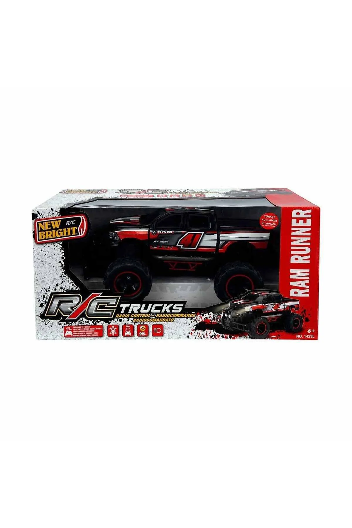 1423 Trucks Uzaktan Kumandalı Araba 34 Cm 1:14 -Sunman